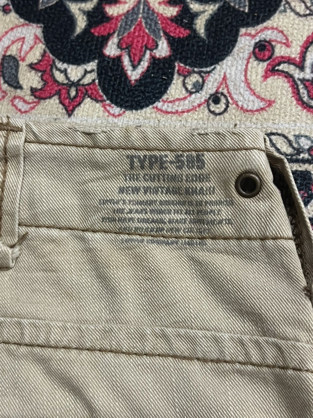 Edwin Vintage Japanese Edwin 503 Cargo Khaki Washed Flare Pants Size US 30 / EU 46 - 8 Thumbnail
