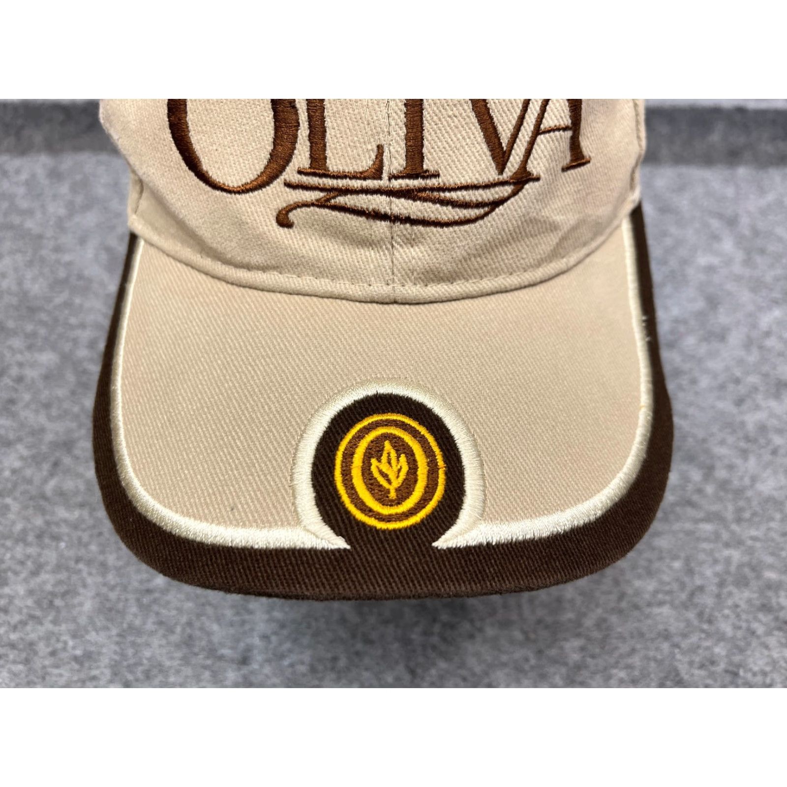 Vintage Oliva Cigars Baseball Cap Hat Strap Back Adult One Size Beige 100% Cotton Embroidered Size ONE SIZE - 3 Thumbnail