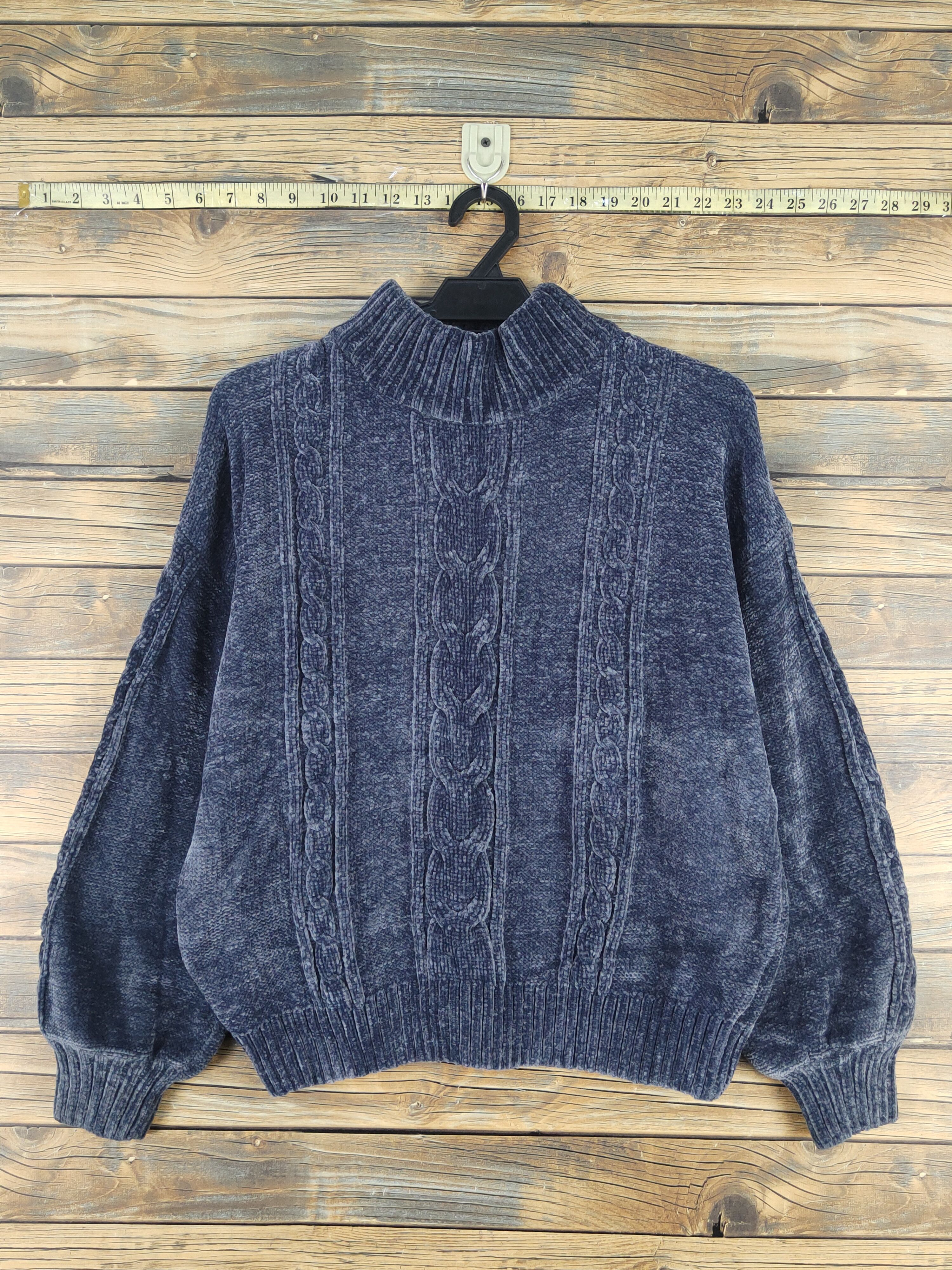 Vintage Saltarse Dark Gray Knitwear Sweatshirts #W1658 Size US M / EU 48-50 / 2 - 1 Thumbnail