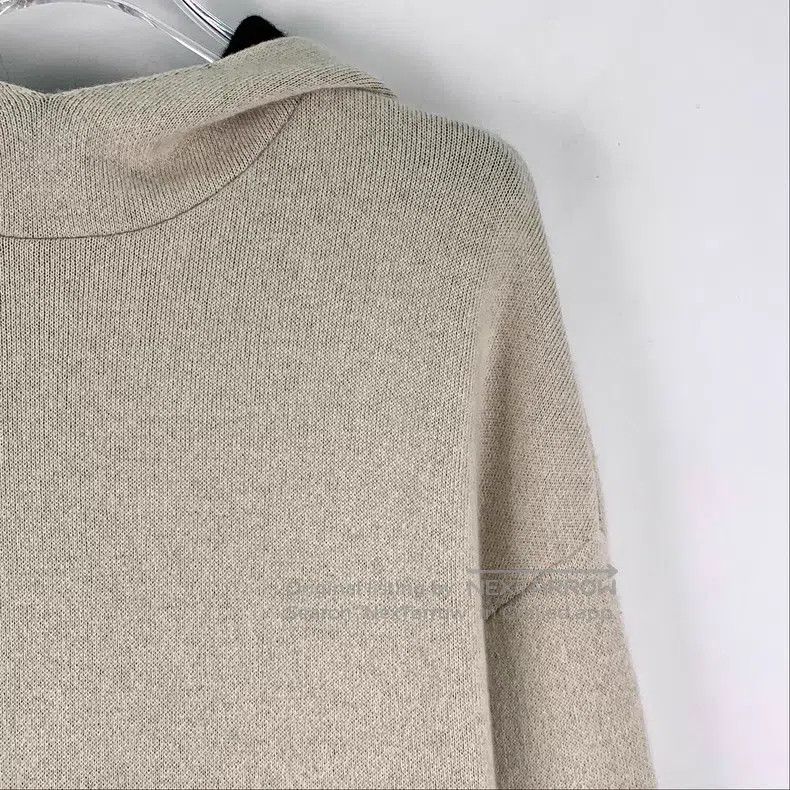 Dior Dior Beige letter inlaid cashmere hooded knit Size XXS / US 00 / IT 34 - 3 Thumbnail