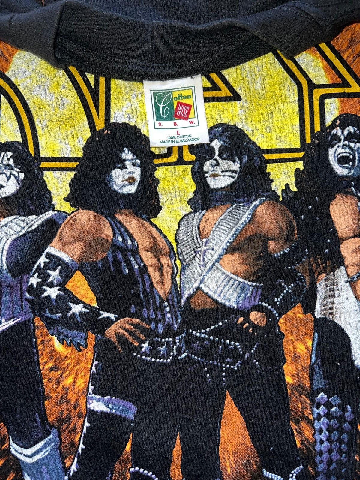 Band Tees Vintage Tshirt 90s Kiss Size US XL / EU 56 / 4 - 2 Thumbnail