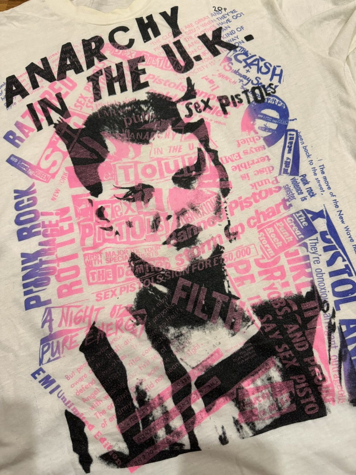 Band Tees 80s ANARCHY IN THE UK SOO CATWOMAN SEDITIONARIES PUNK SHIRT Size US M / EU 48-50 / 2 - 6 Thumbnail