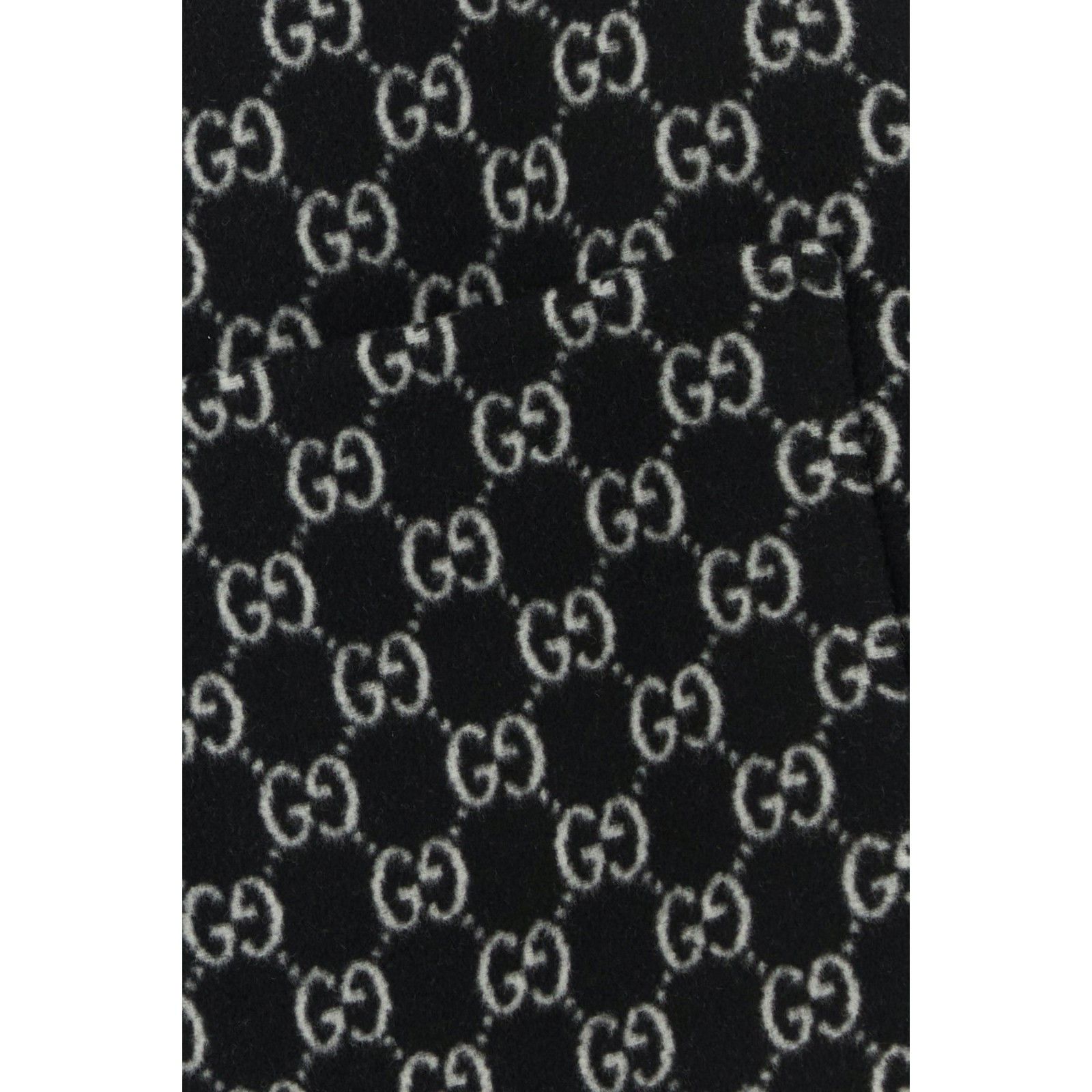 Gucci GUCCI Black Wool Blend Reversible Coat New & Authentic (Wome Size S / US 4 / IT 40 - 4 Thumbnail