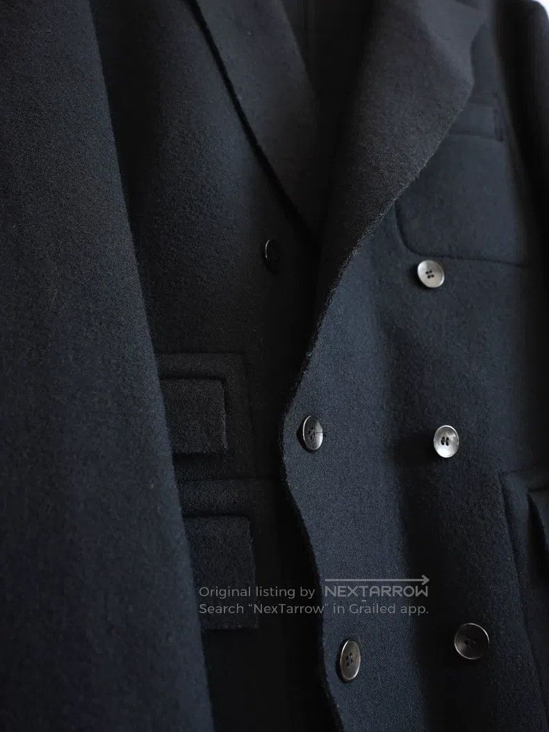 Yohji Yamamoto Yohji Yamamoto Double Breasted Woolen Blazer Size US S / EU 44-46 / 1 - 7 Thumbnail