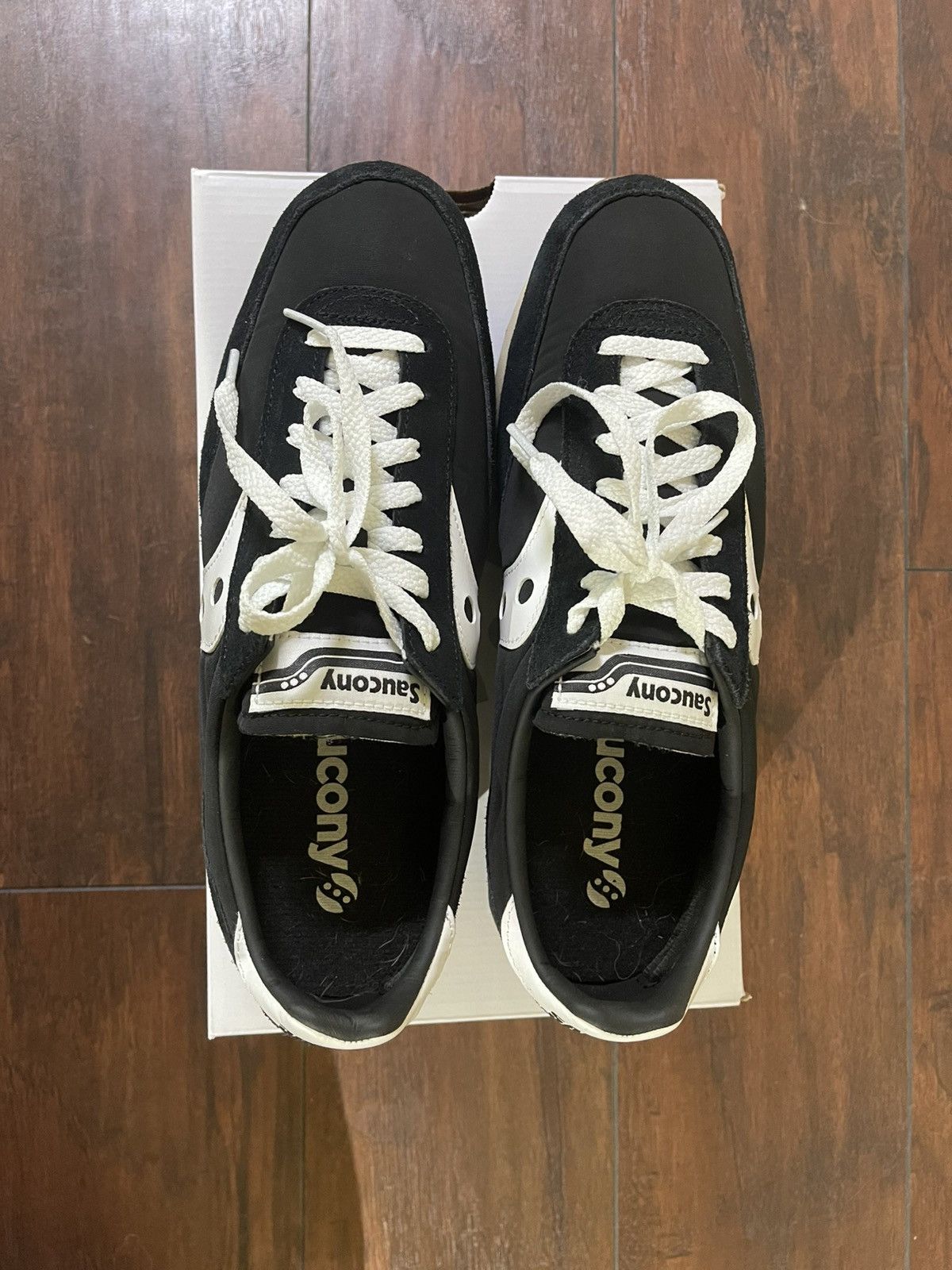 Saucony Saucony Trainer 80 - Black/White - US10 Size US 10 / EU 43 - 9 Thumbnail