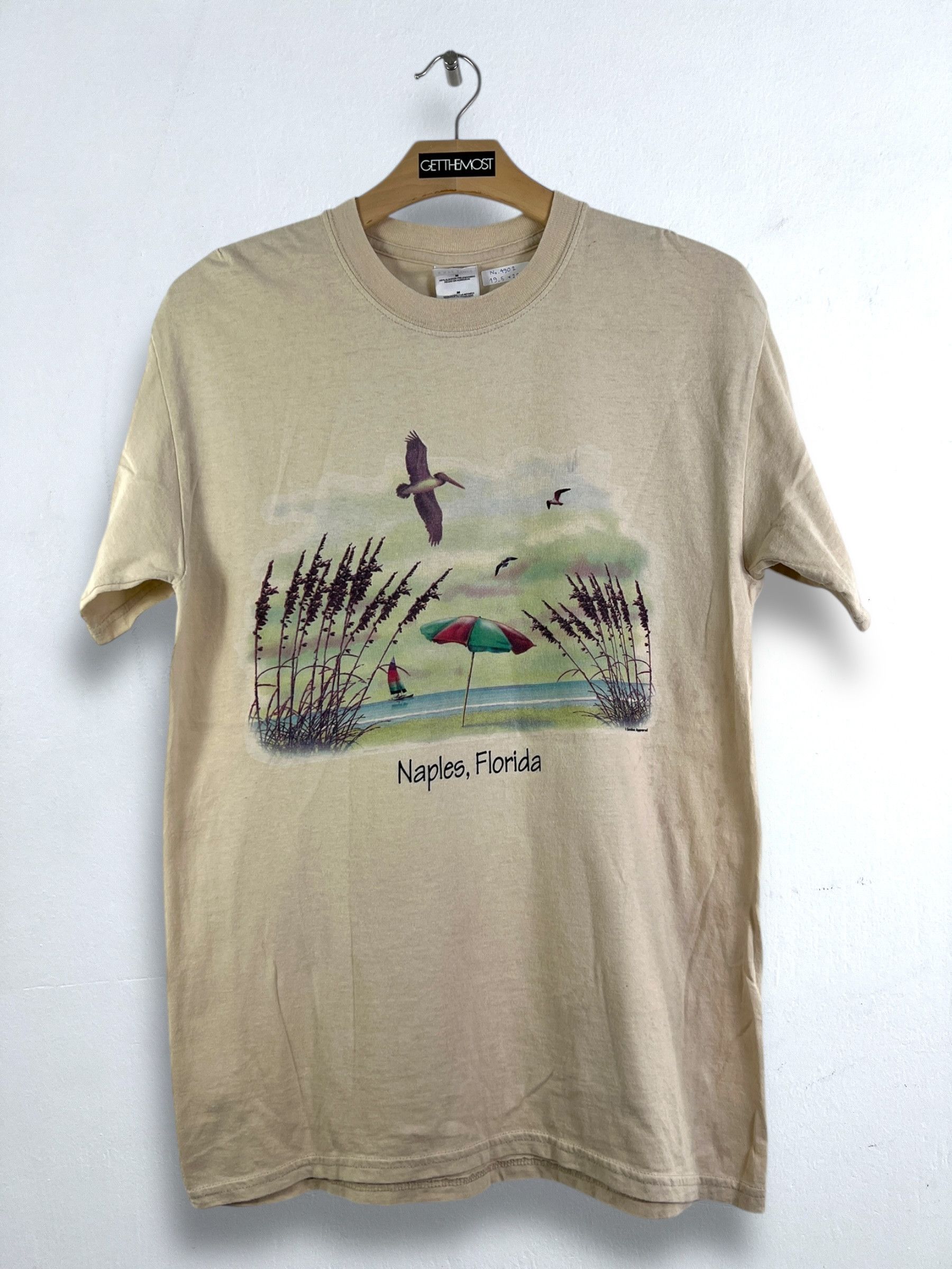 Vintage No.4902 Vintage Naples, Florida Souvenir Graphic Tee (M) Size US M / EU 48-50 / 2 - 1 Thumbnail