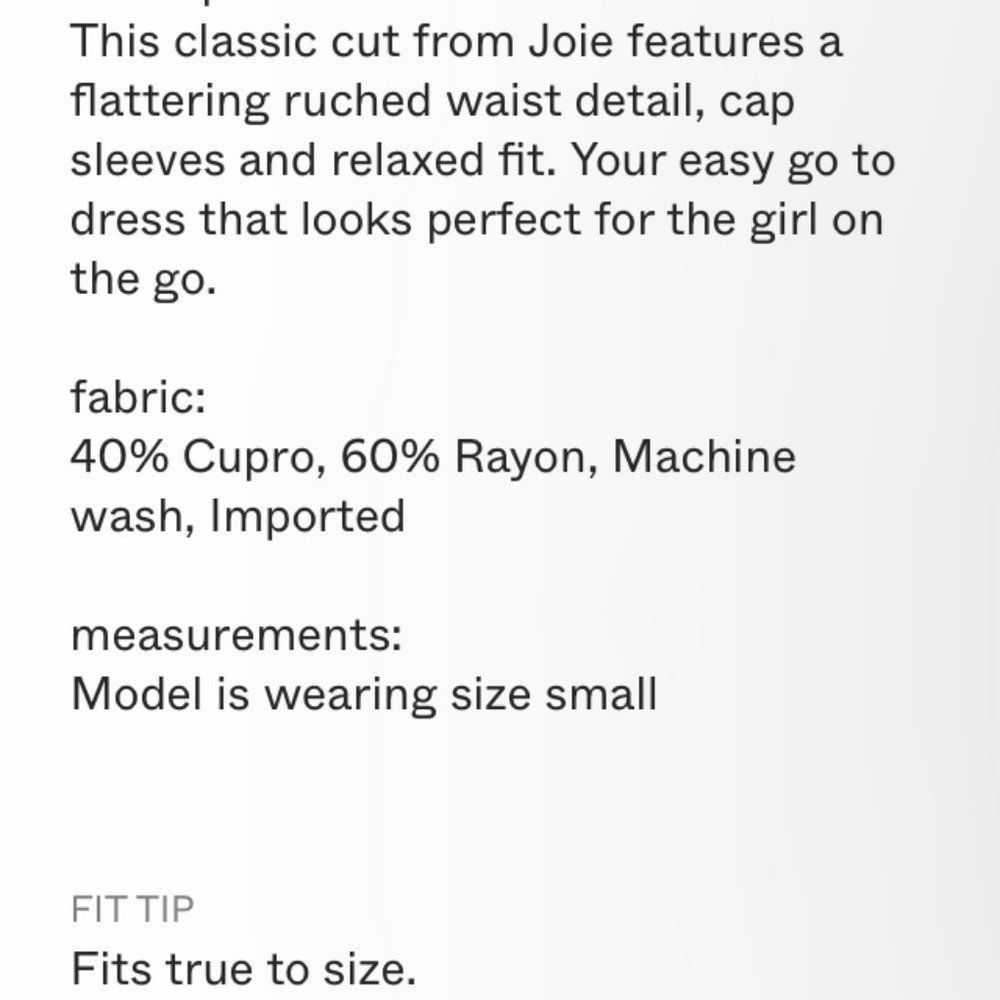 Joie Soft Joie Quora Blouson Pullover Dress Size S Keyhole Button Elastic Waist Mini Size S / US 4 / IT 40 - 15 Thumbnail