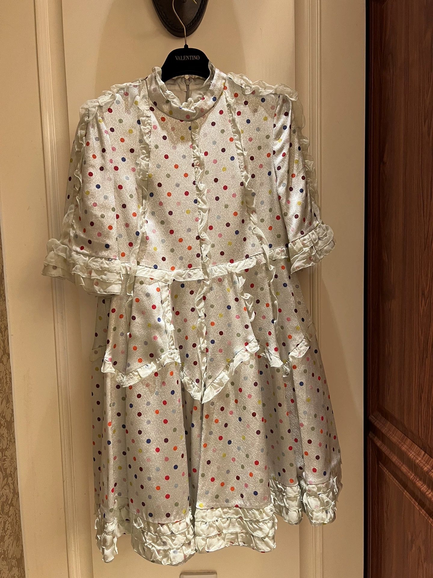 Valentino Valentino Polka Dot Dress Size 42 Size US XL / EU 56 / 4 - 1 Thumbnail