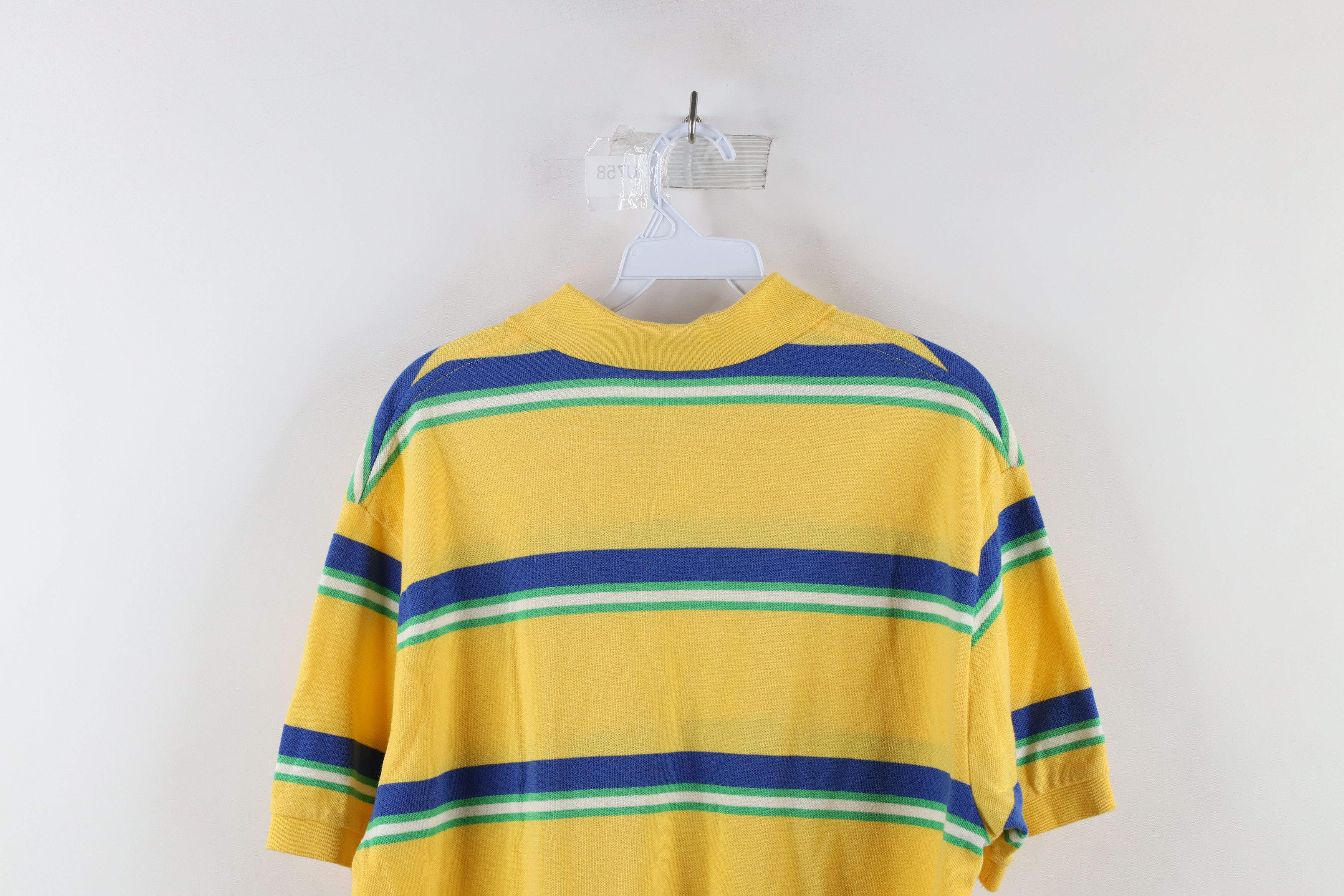 Polo Ralph Lauren Vintage 90s Ralph Lauren Striped Collared Golf Polo Shirt Size US M / EU 48-50 / 2 - 9 Thumbnail
