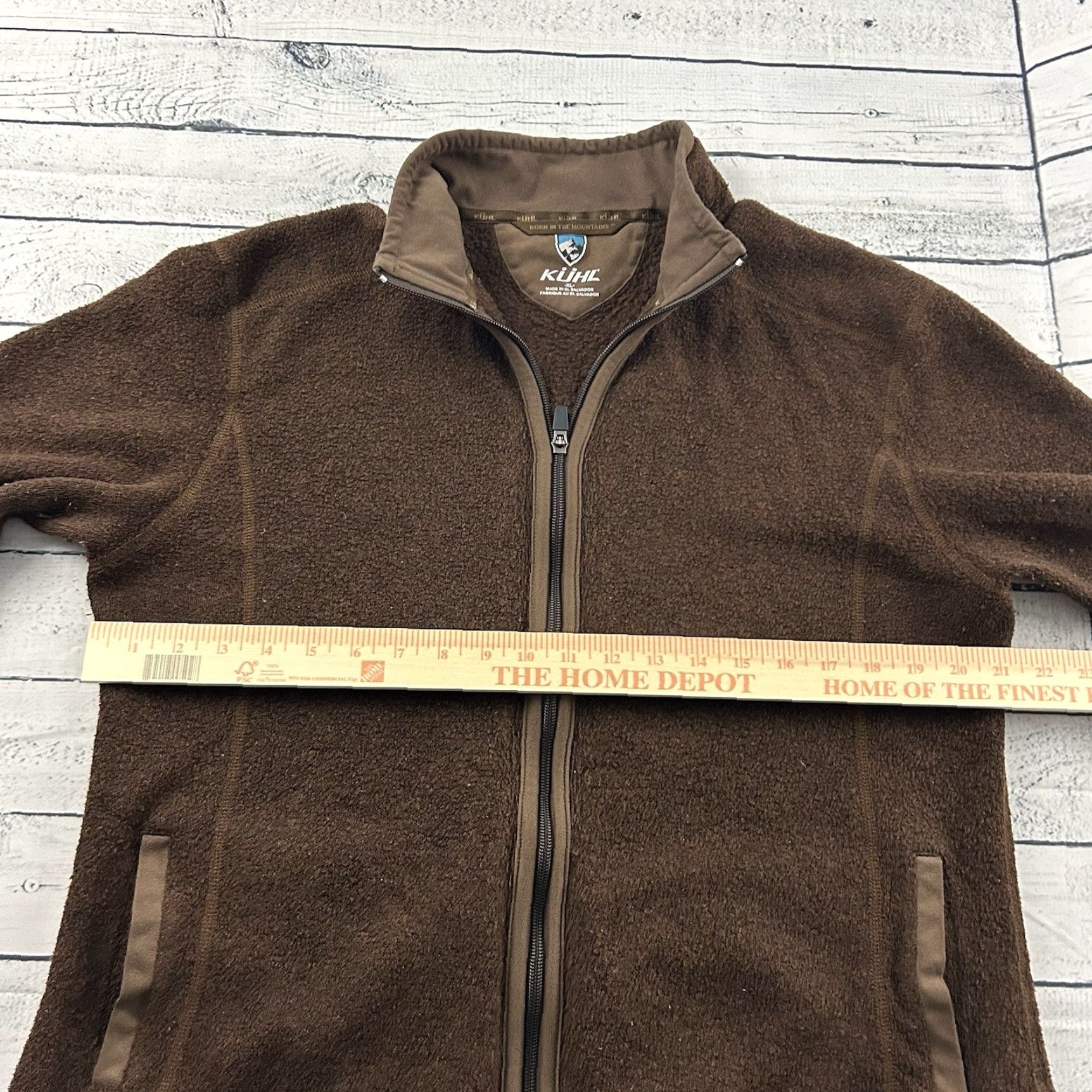 Vintage Kuhl Full Zip Alfpaca Fleece Jacket Women's XL Brown Size XL / US 12-14 / IT 48-50 - 5 Thumbnail