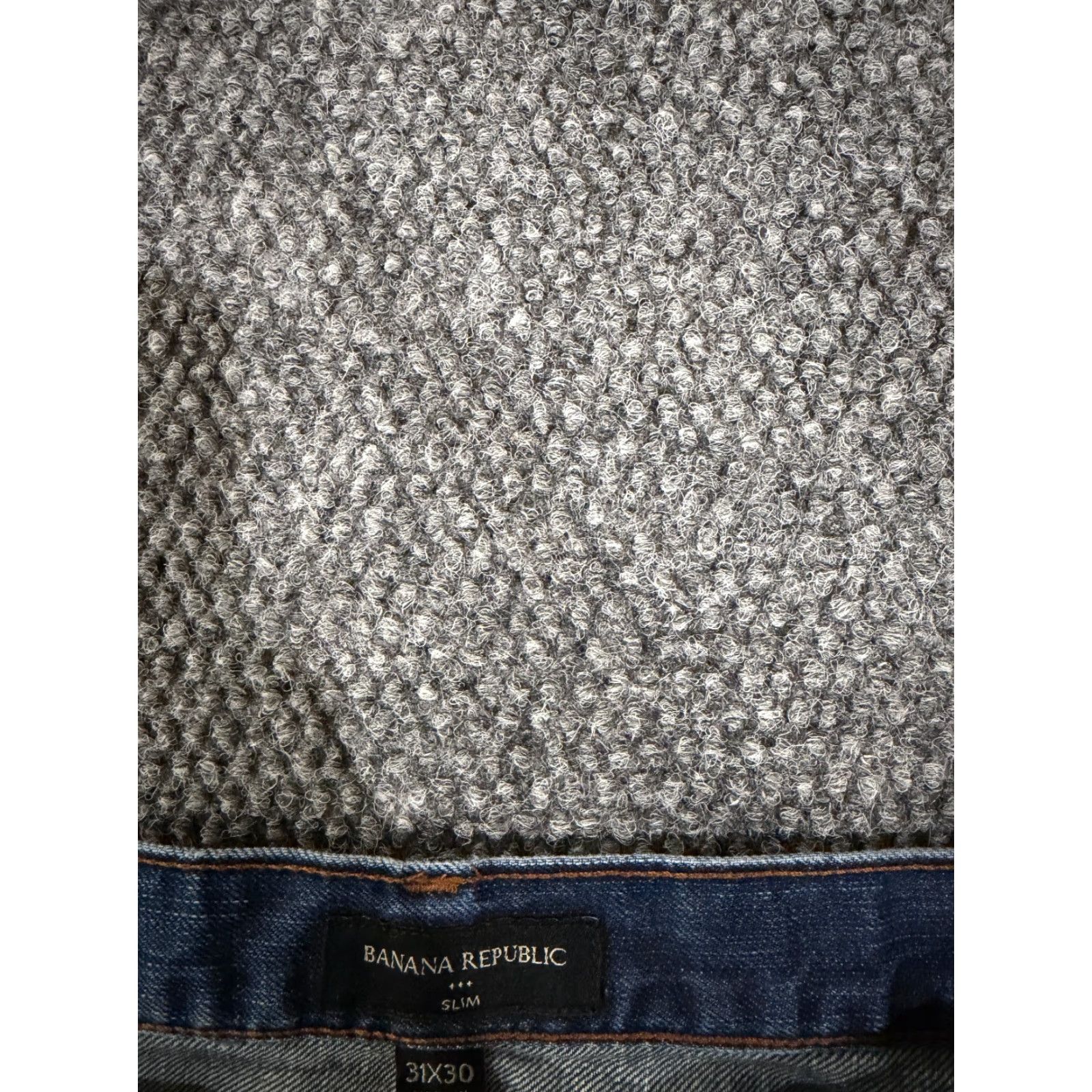 Banana Republic Banana Republic Jeans Slim Regular 31x30 Blue Denim Stretch 5-Pocket Mens Size US 31 - 3 Thumbnail