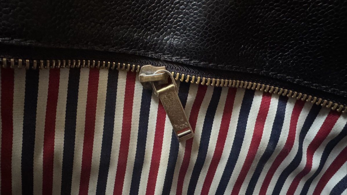 Thom Browne Thom Browne Pebbled Leather Tote Size ONE SIZE - 7 Thumbnail