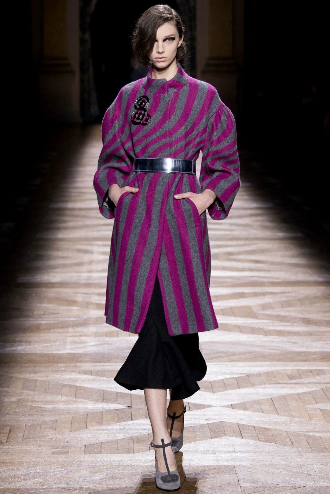 Dries Van Noten Dries Van Noten Wool Coat Small 95New Classic Print Size S / US 4 / IT 40 - 1 Thumbnail