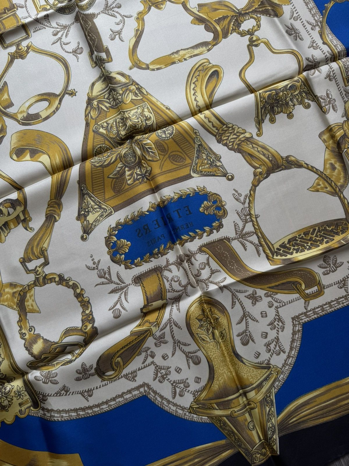 Hermes Hermès Etriers silk scarf by Françoise de la Perrière 1964y Size ONE SIZE - 16 Thumbnail