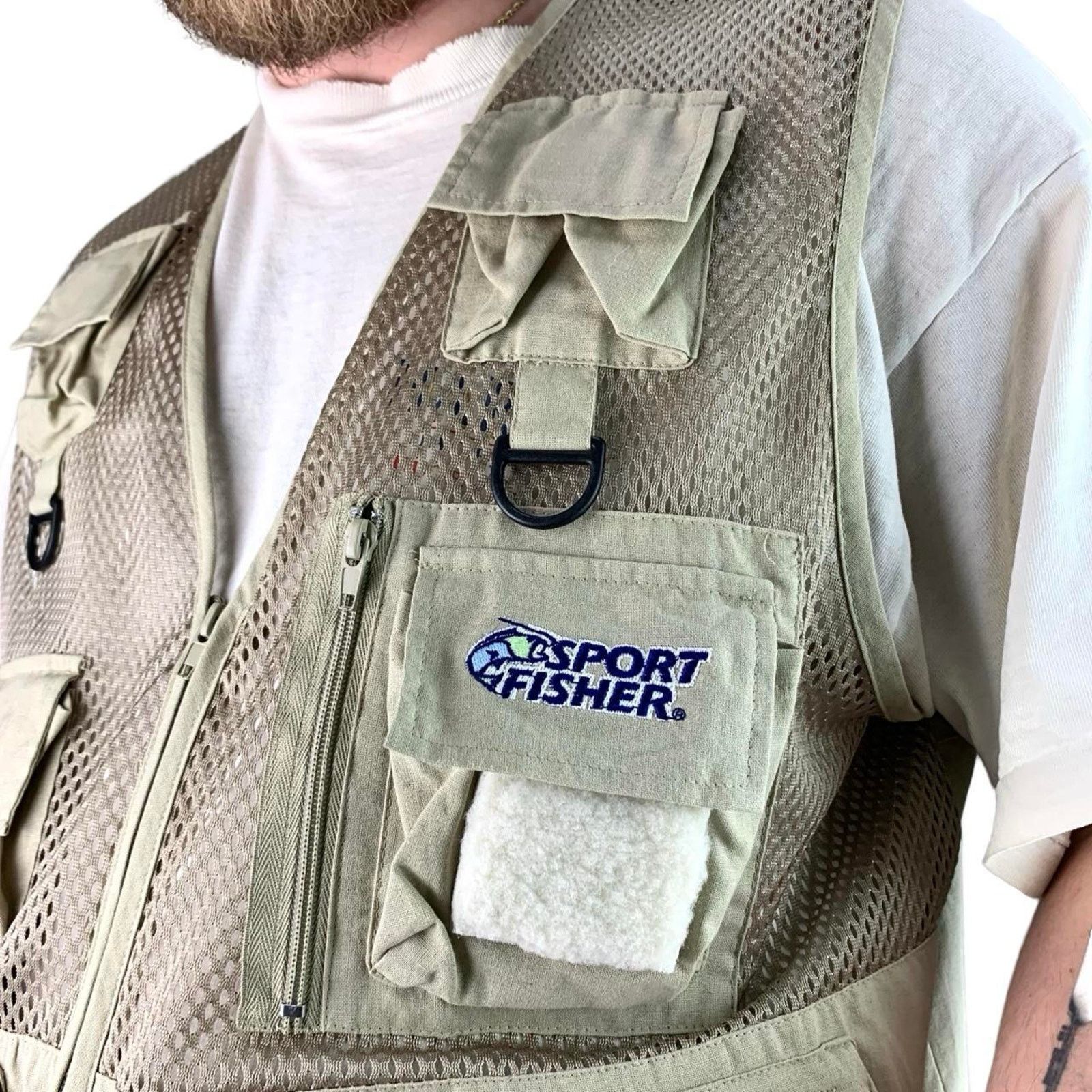 Vintage Vintage 90s fishing vest Size US L / EU 52-54 / 3 - 2 Thumbnail