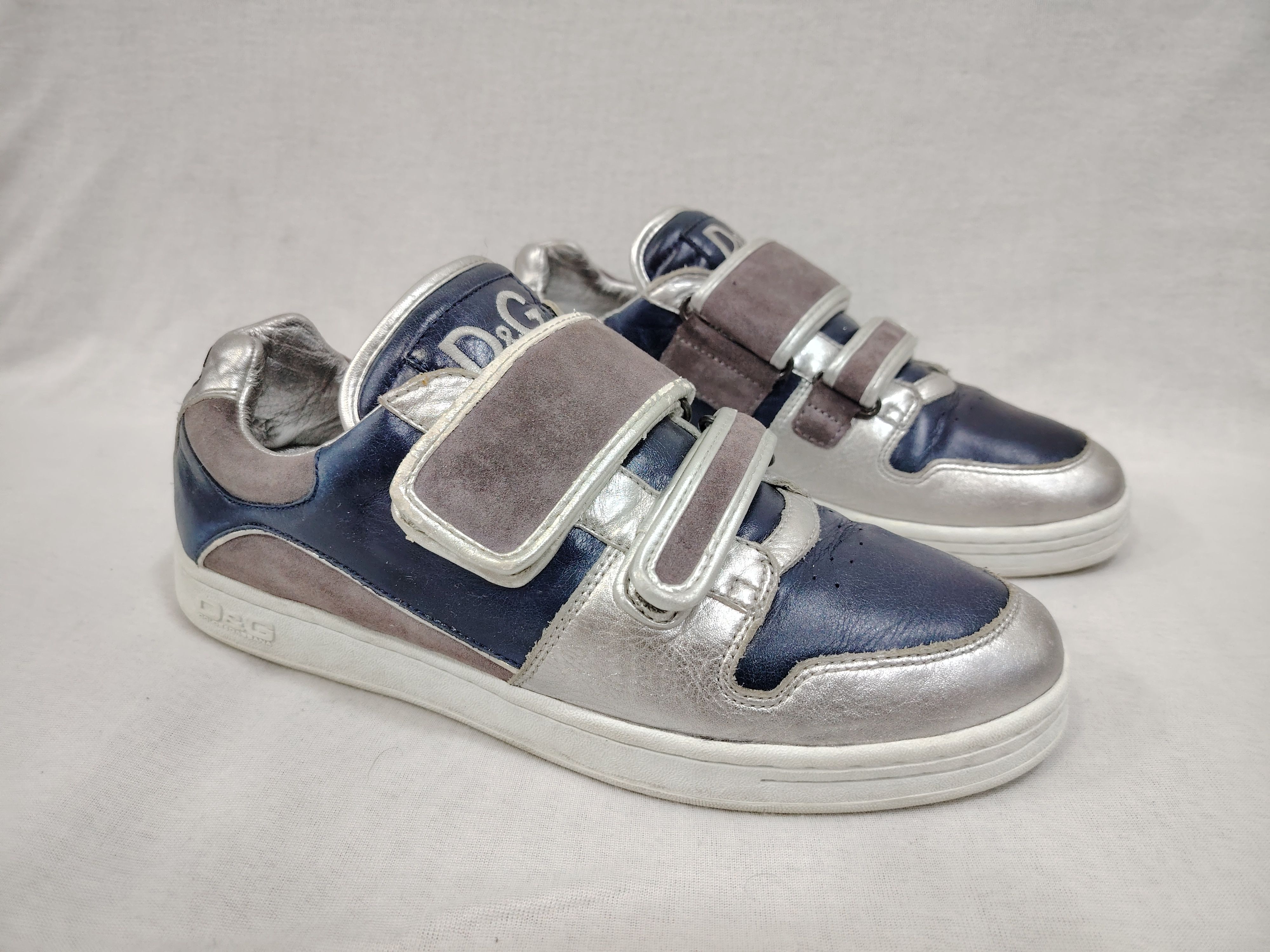 Dolce & Gabbana Dolce Gabbana D&G Bull Silver Sneakers Size 40 EUR Size US 7 / EU 40 - 4 Thumbnail