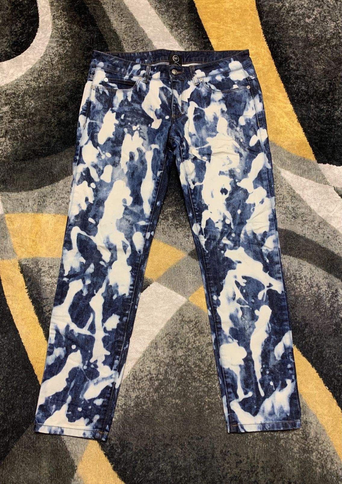 Alexander McQueen Alexander McQueen Jeans Acid Wash Size ONE SIZE - 1 Thumbnail