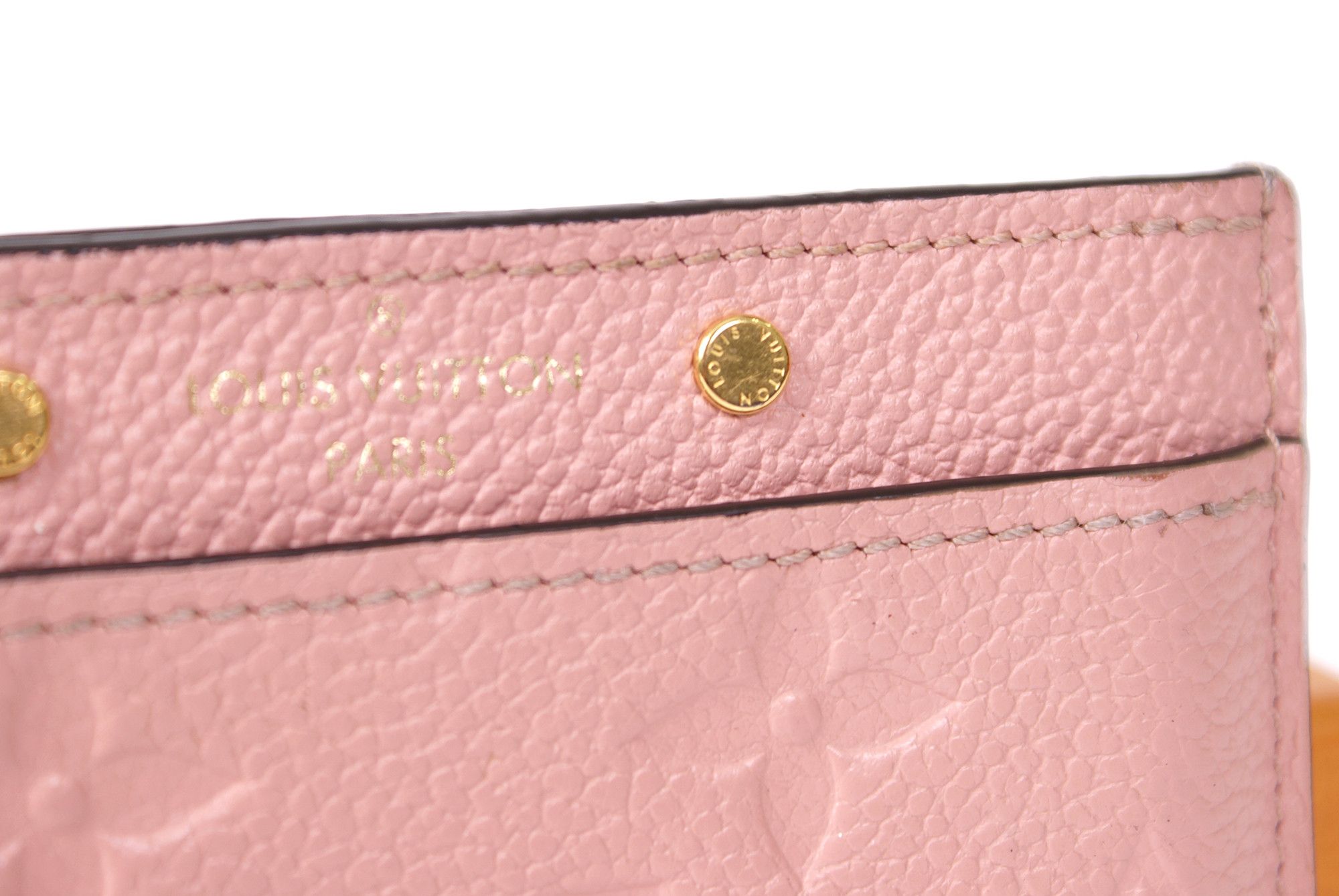Louis Vuitton Louis Vuitton Monogram Empreinte Leather Card Holder Rose Size ONE SIZE - 5 Thumbnail