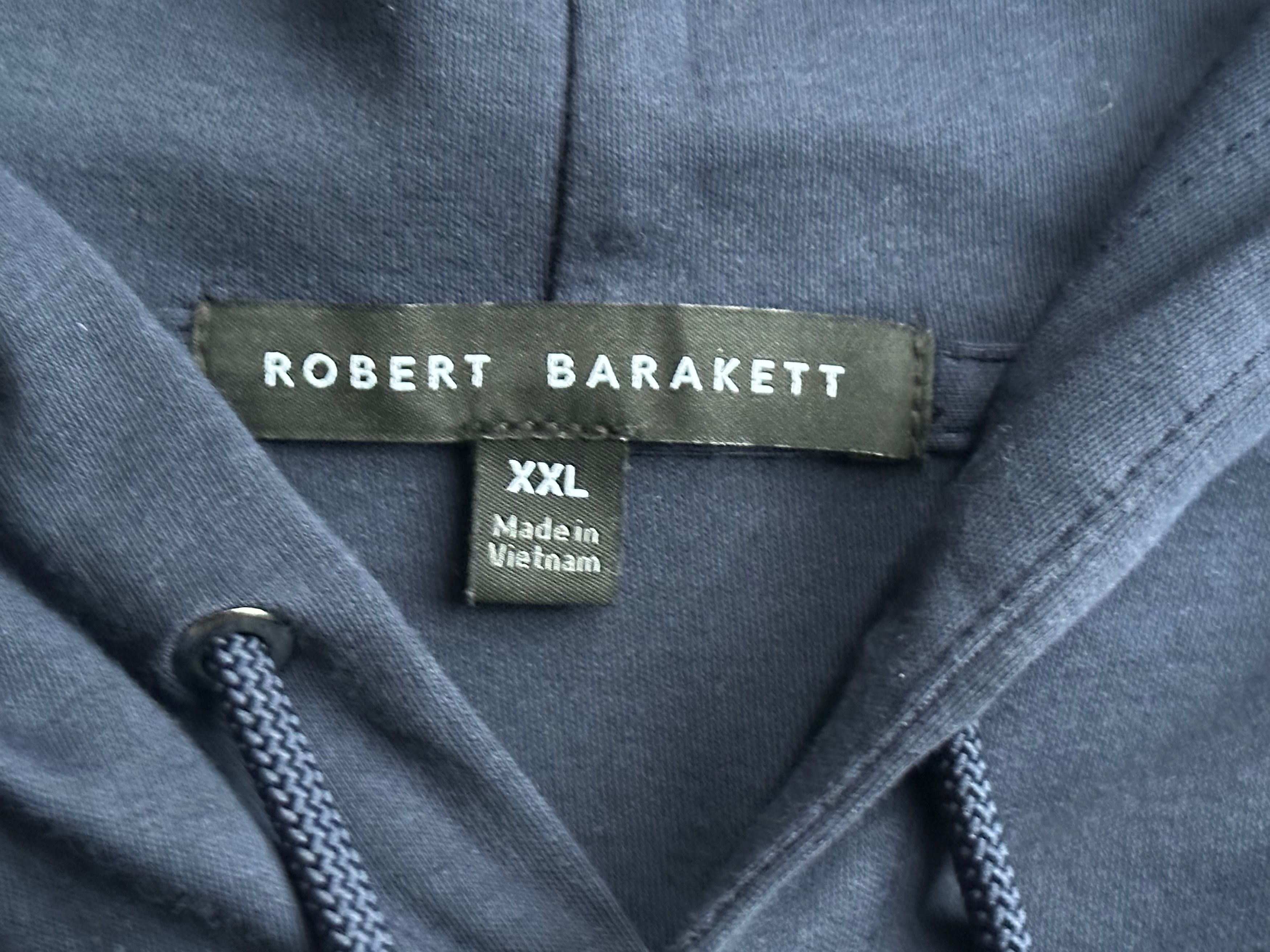 Robert Barakett Robert Barakett Pima Cotton Hoodie - Navy - XXL Size US XXL / EU 58 / 5 - 3 Thumbnail