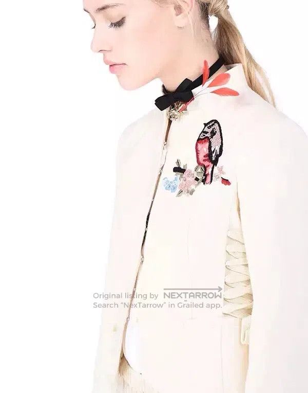 Valentino Valentino Embroidered bird short coat Size S / US 4 / IT 40 - 3 Thumbnail