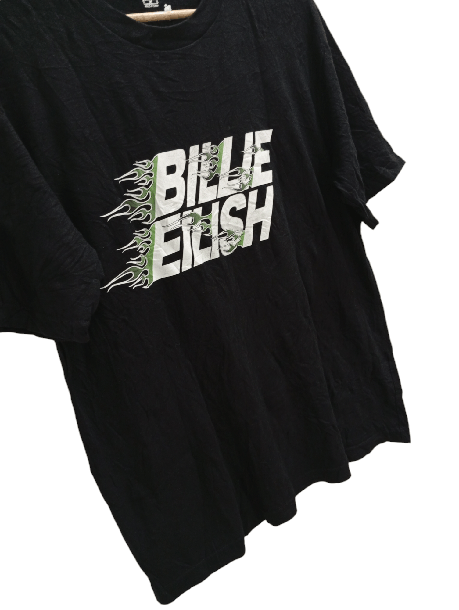 Band Tees × Billie Eilish × Uniqlo 🔥🔥Uniqlo x Billie Eilish Spellout Flame T-Shirt Size US M / EU 48-50 / 2 - 4 Thumbnail