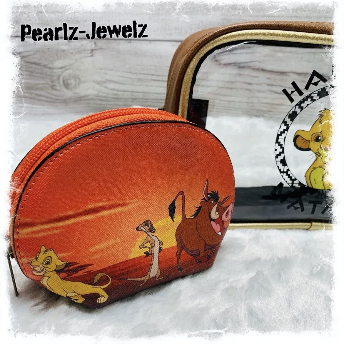 Disney Loungefly Disney Lion King Simba Hakuna Matata MakeUp Cosmet Size ONE SIZE - 4 Thumbnail
