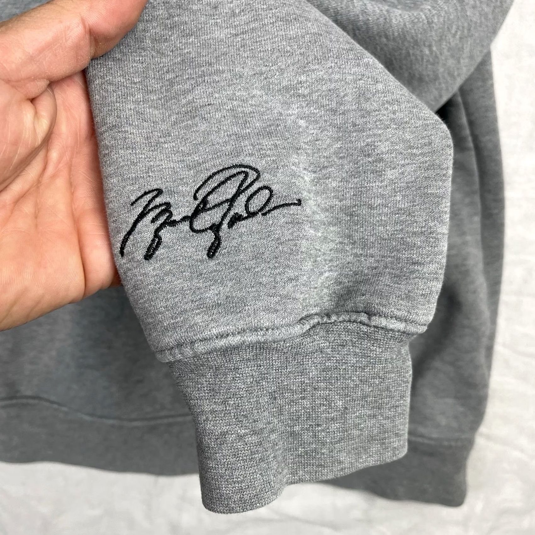 Jordan Brand Air Jordan Hoodie Mens Small Gray Nike Essentials Pullover Sweatshirt Embroidery Size US S / EU 44-46 / 1 - 7 Thumbnail