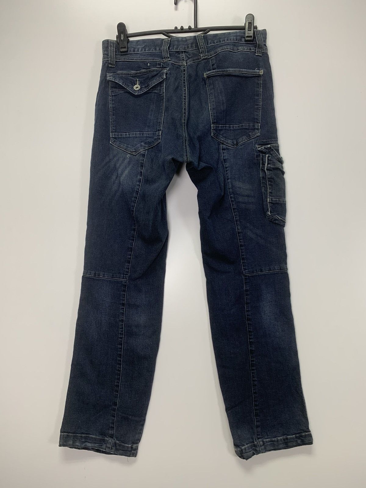 Japanese Brand × Vintage Vintage Cargo denim pant Size US 30 / EU 46 - 9 Thumbnail