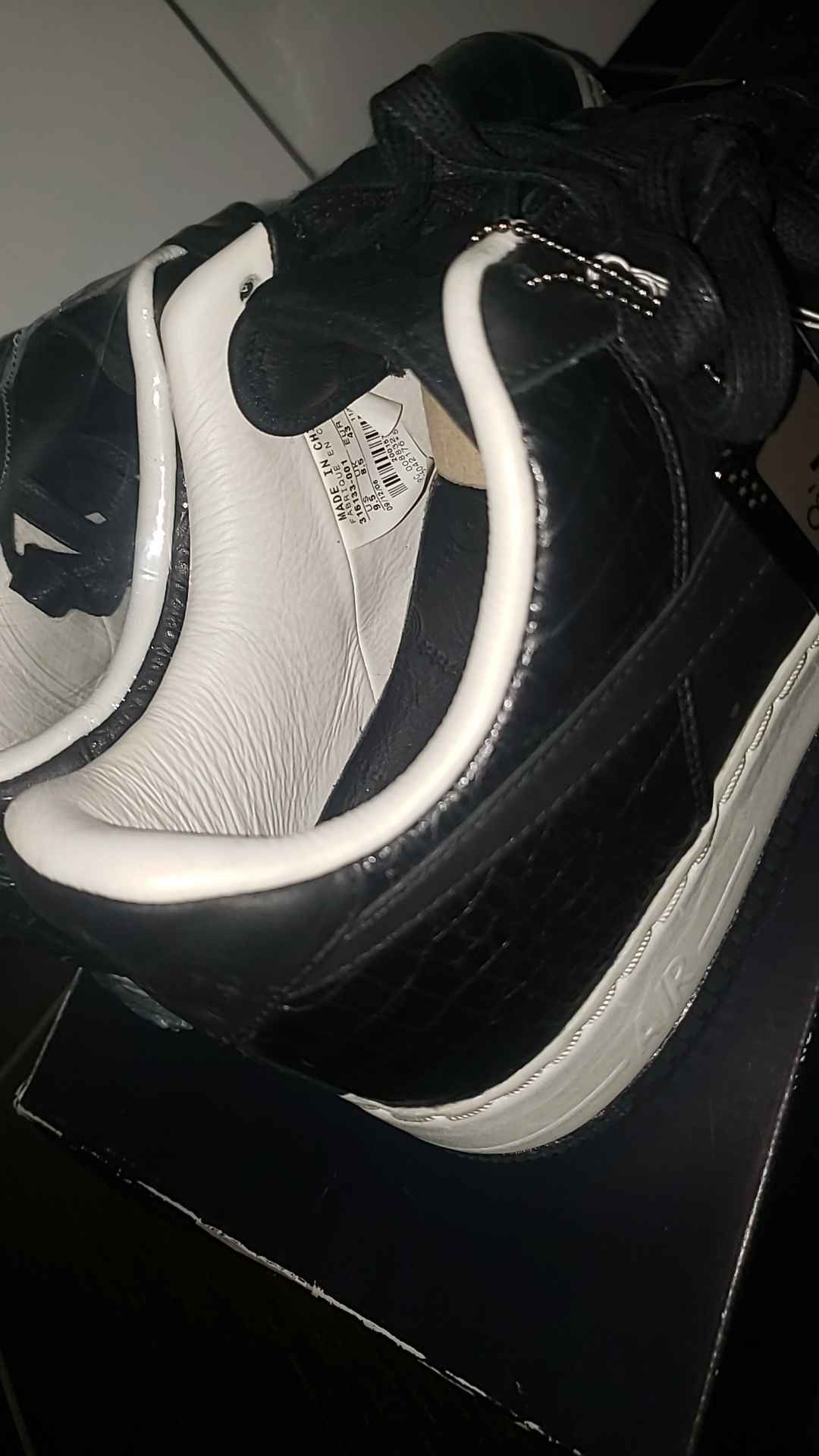 Nike 07 AF1 Low AF1 82 07 Supreme QK Black Croc/Black Sail Size US 9.5 / EU 42-43 - 6 Thumbnail