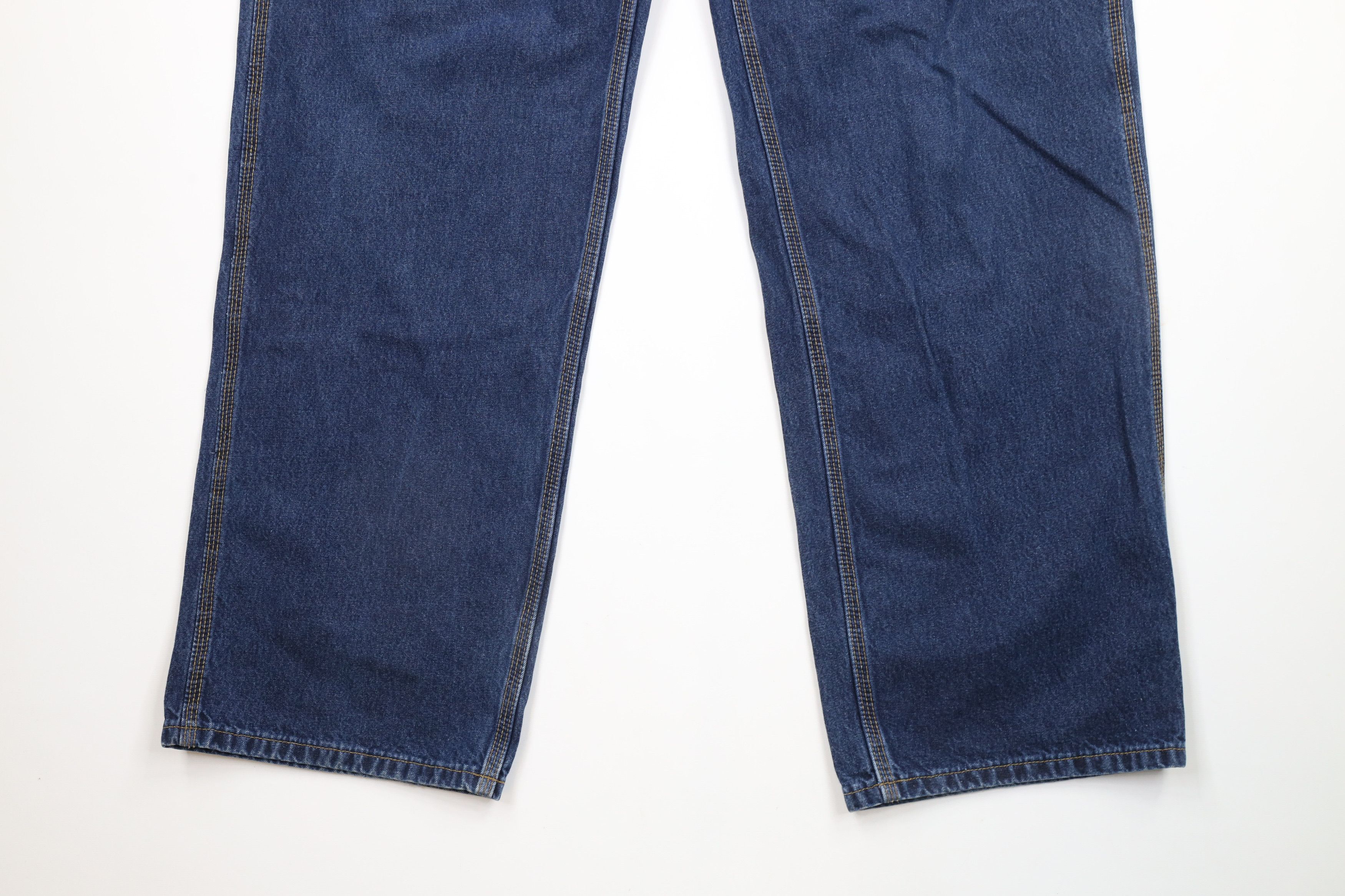 Carhartt × Vintage Vintage Y2K 2004 Carhartt Spell Out Wide Leg Dungaree Jeans Size US 40 / EU 56 - 4 Thumbnail
