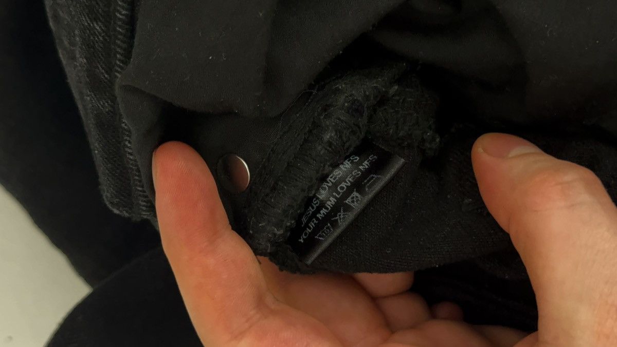 No Faith Studios ✅ No Faith Studios Washed Black Jeans M Size US 32 / EU 48 - 9 Thumbnail