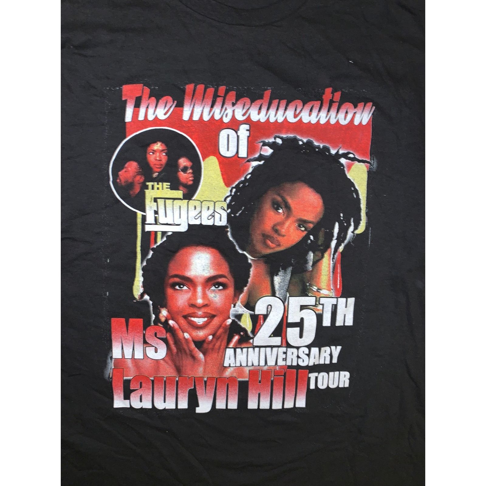 Rap Tees Ms Lauryn Hill 25th Anniversary Tour Long Sleeve Black XL Size US XL / EU 56 / 4 - 1 Thumbnail