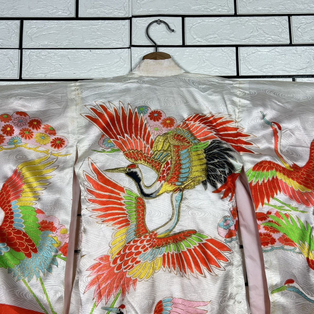 Japanese Brand Traditional Japan Kimono Embroidered Phoenix Logo #4190-C190 Size ONE SIZE - 2 Thumbnail