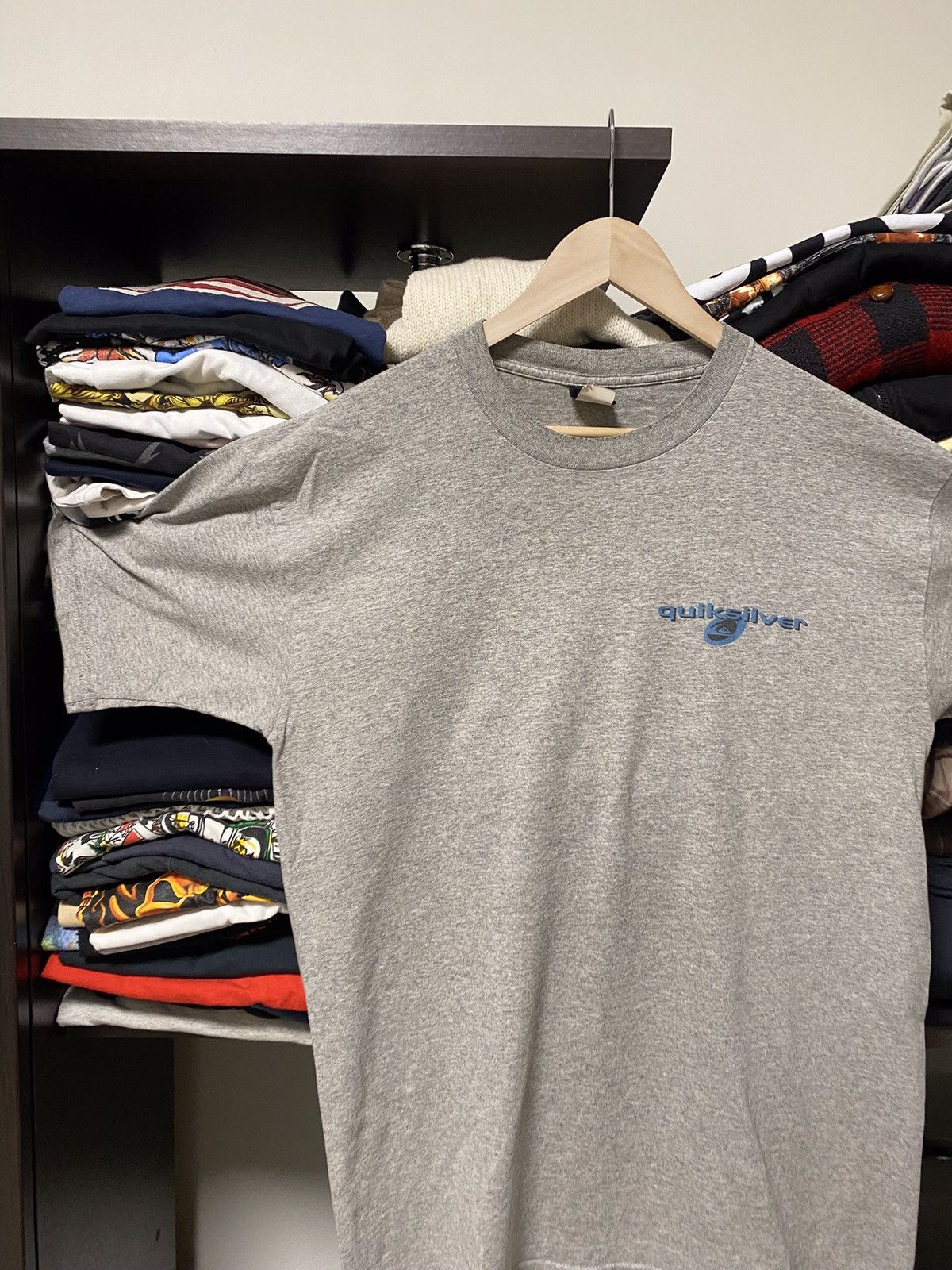 Quiksilver × Vintage Vintage Quiksilver Big Logo TEE Size US XL / EU 56 / 4 - 4 Thumbnail