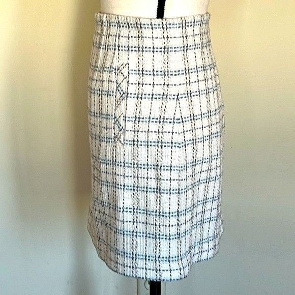 Veronica Beard Veronica Beard Roman Checked Tweed Skirt Size 36" / US 14 / IT 50 - 3 Thumbnail