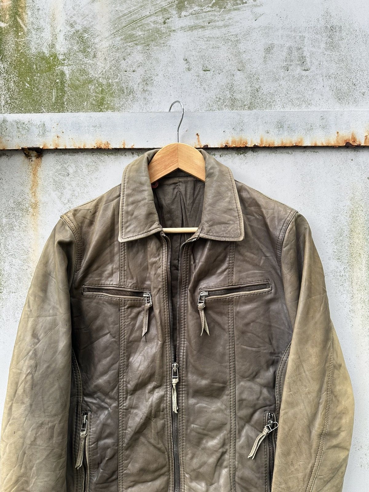 Vintage 👹Vintage Hemispheres Paris Leather Jacket Size US S / EU 44-46 / 1 - 4 Thumbnail