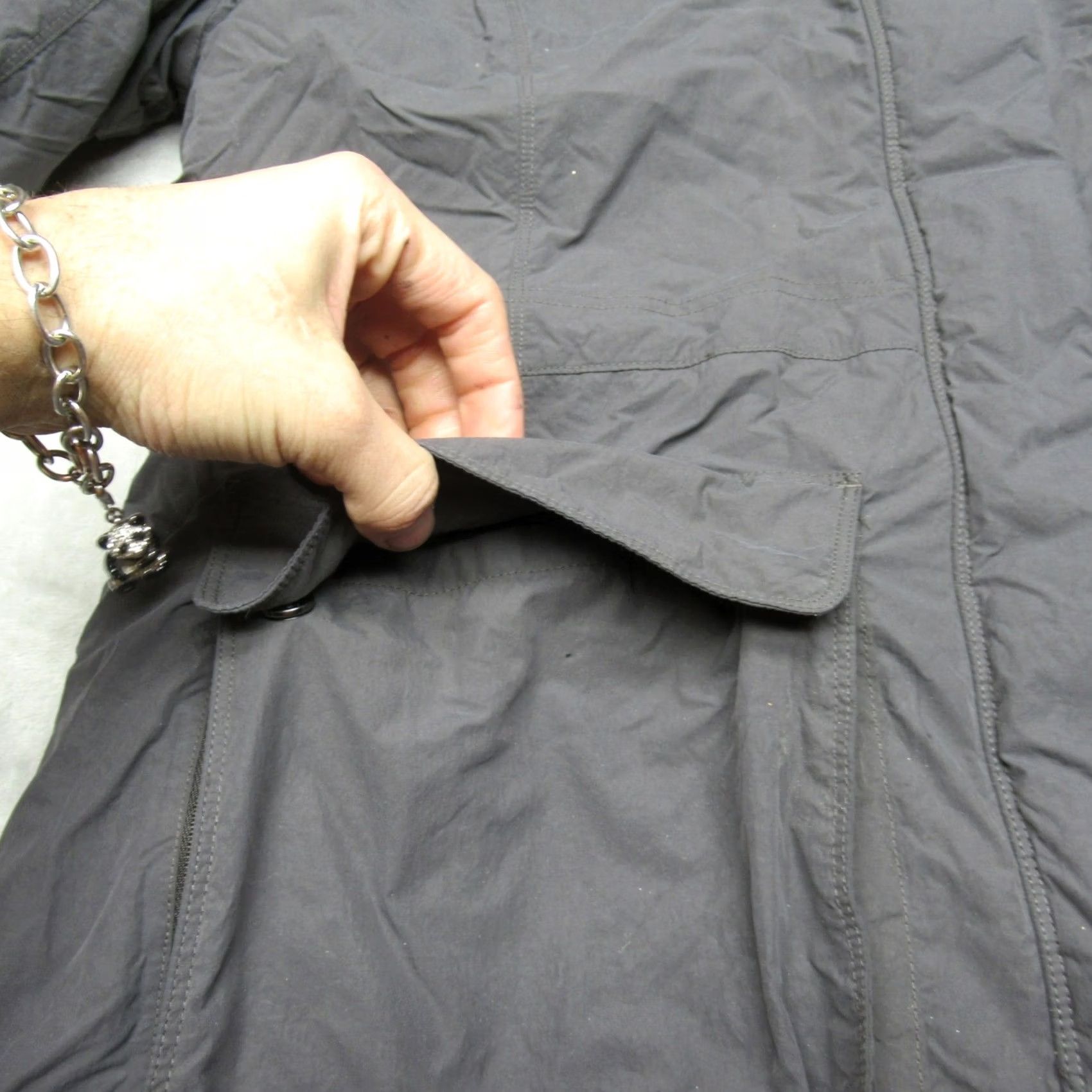 Athleta Athleta Jacket Women XL Gray Hooded Quilted Insulated Full Zip Parka Coat Size XL / US 12-14 / IT 48-50 - 2 Thumbnail