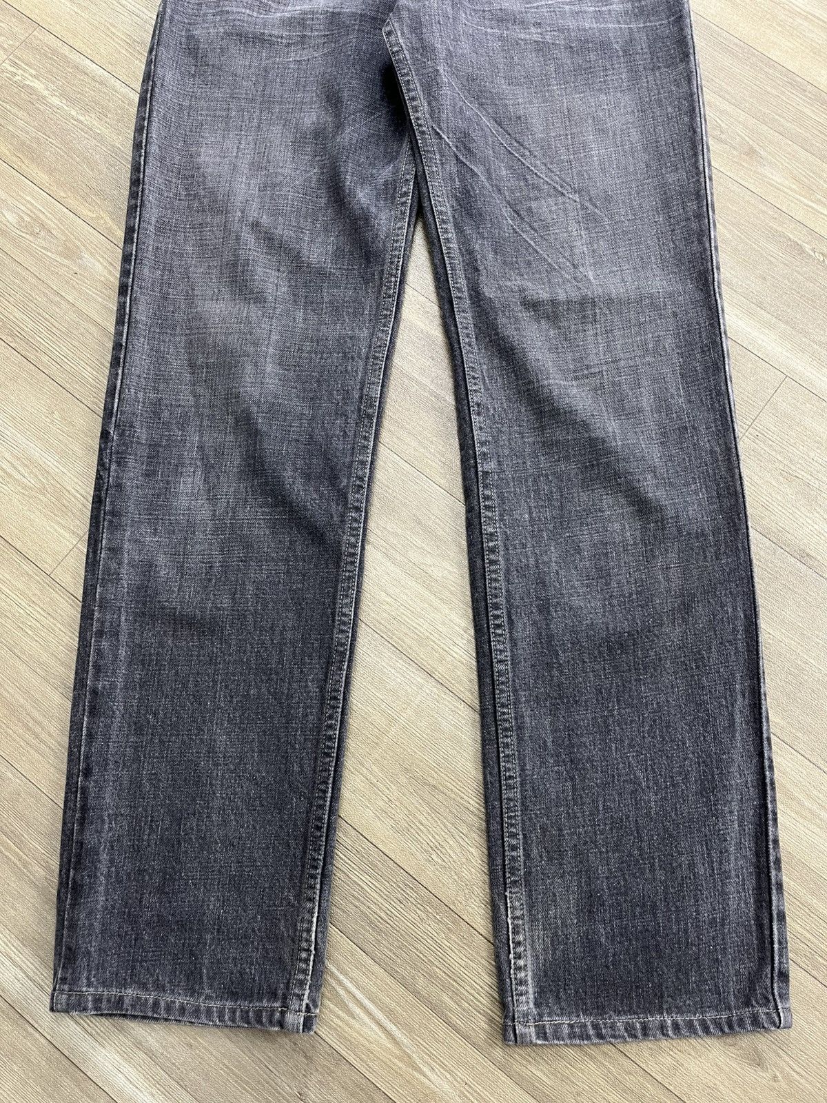 Yohji Yamamoto Japanese Design Ined Homme Yohji Yamamoto Faded Black Jeans Size US 29 - 6 Thumbnail