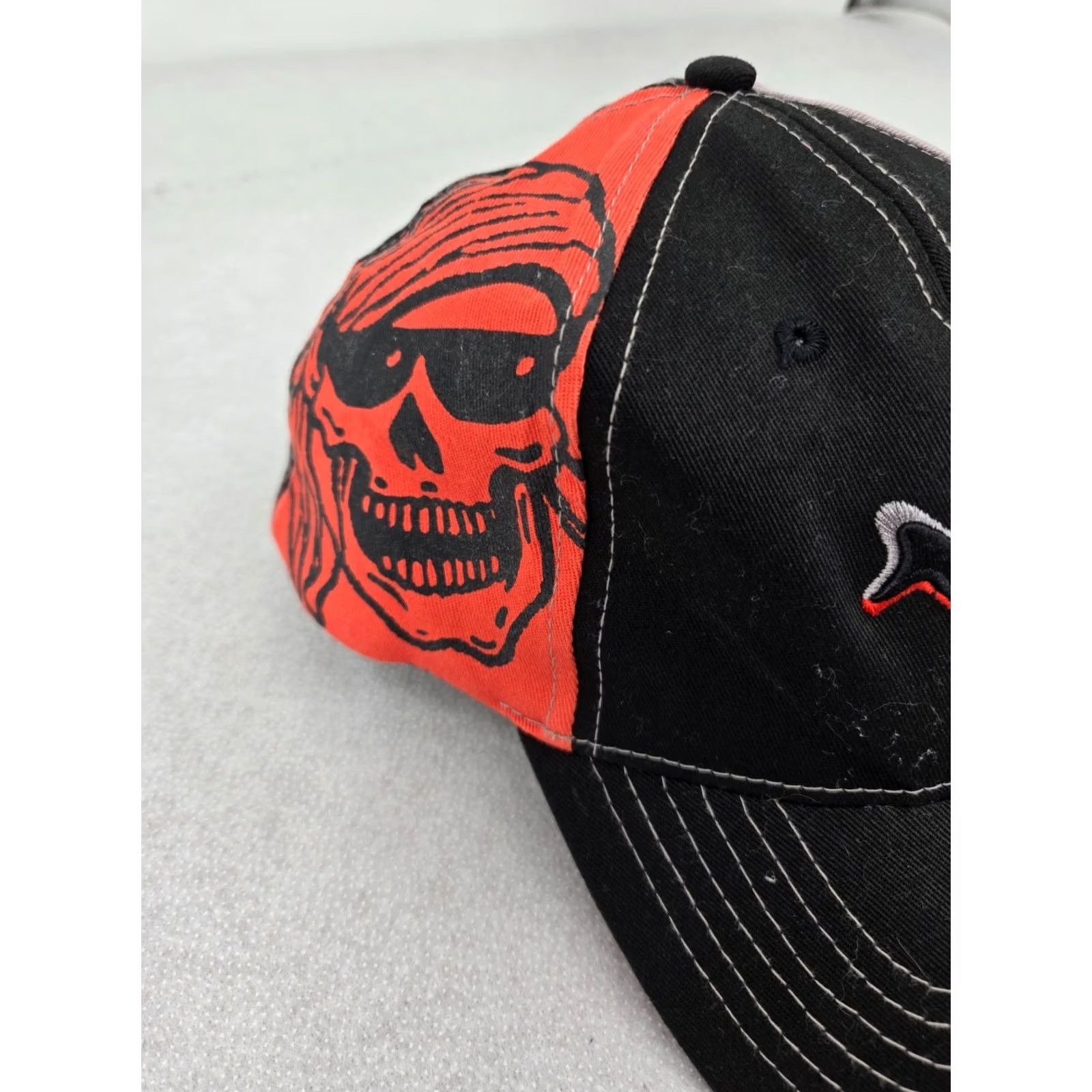 Vintage Mojo Fishing Hat Baseball Cap L/XL Adults Unisex Black Geometric Adjustable Size ONE SIZE - 5 Thumbnail