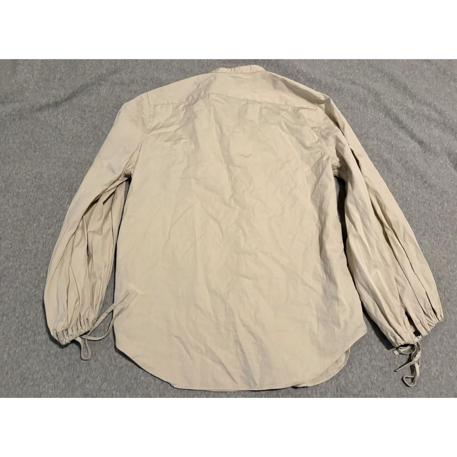 Polo Ralph Lauren Polo Ralph Lauren Shirt Mens Band Collar Long Sleeve Button-Up Beige L Size US L / EU 52-54 / 3 - 6 Thumbnail