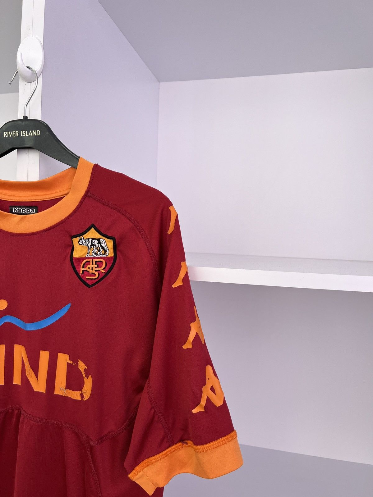 Kappa × Vintage Vintage Roma 12/13 De Rossi Home Jersey Size US XL / EU 56 / 4 - 9 Thumbnail