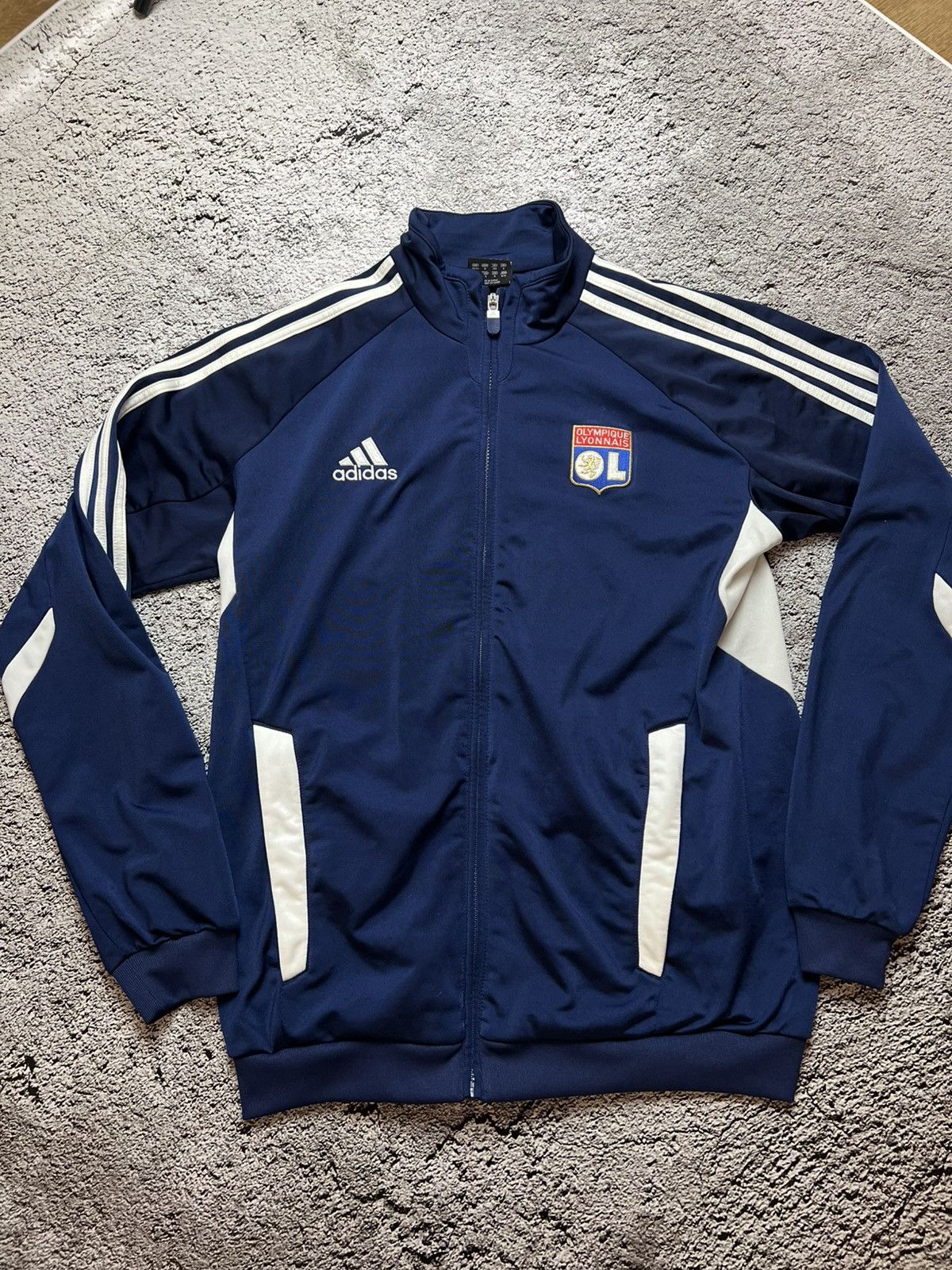 Adidas Y2K Olympic Lyonnais adidas zip track top Size US M / EU 48-50 / 2 - 1 Thumbnail