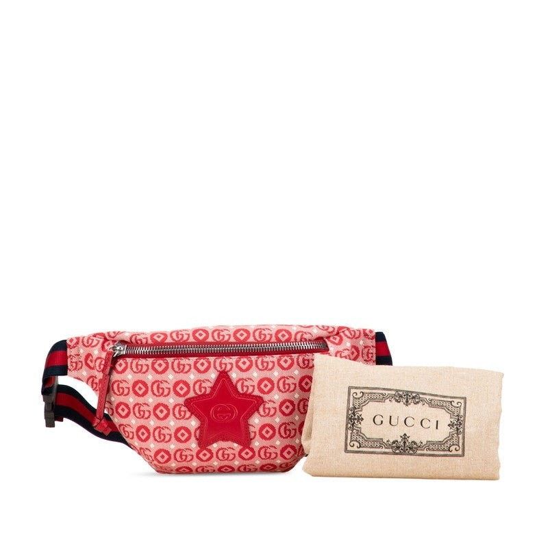 Gucci Gucci Children's GG Logo Star Waist Bag Canvas Leather Belt Size ONE SIZE - 11 Thumbnail