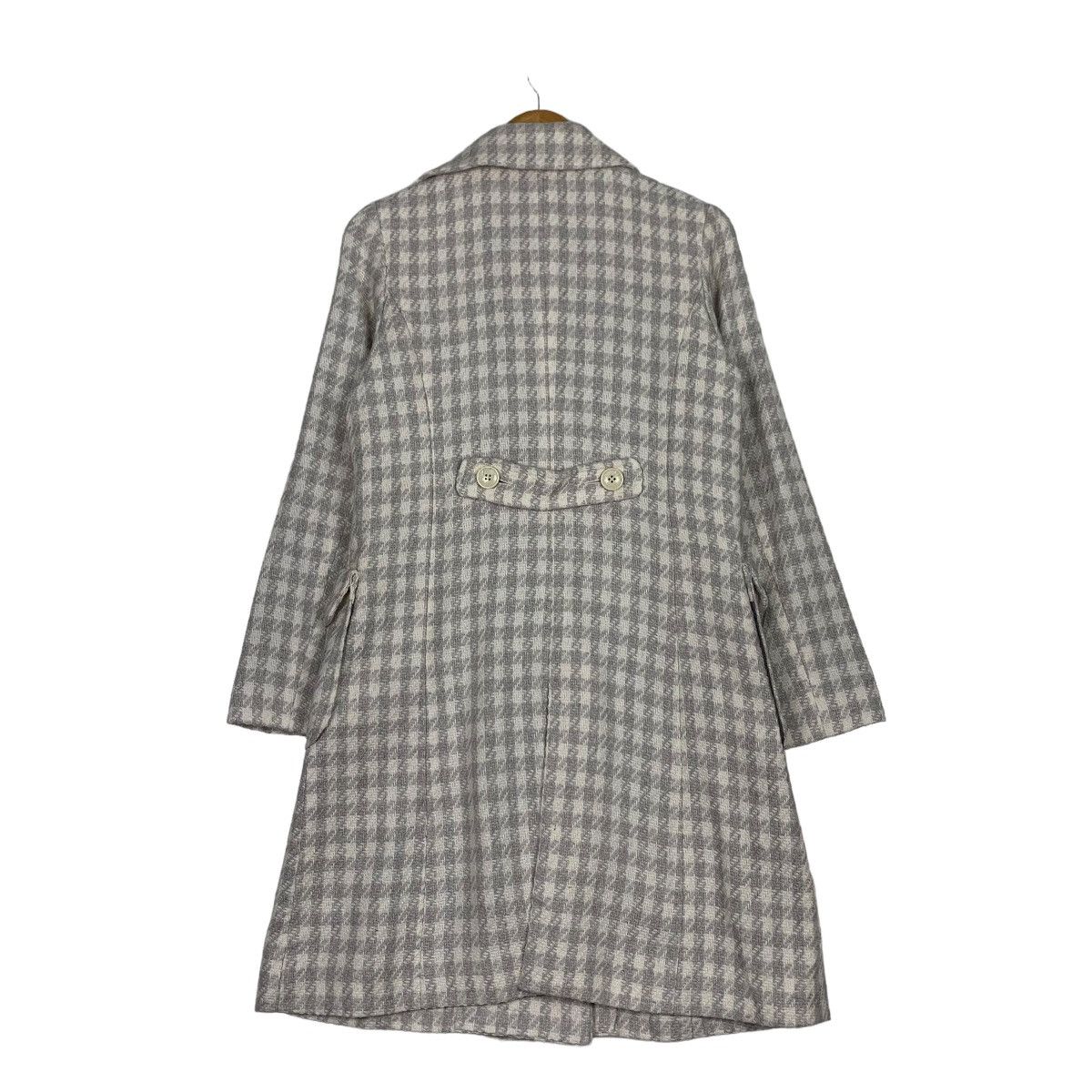 Junko Shimada JUNKO SHIMADA Checked Wool Double Breasted Coat #1072-C49 Size S / US 4 / IT 40 - 7 Thumbnail