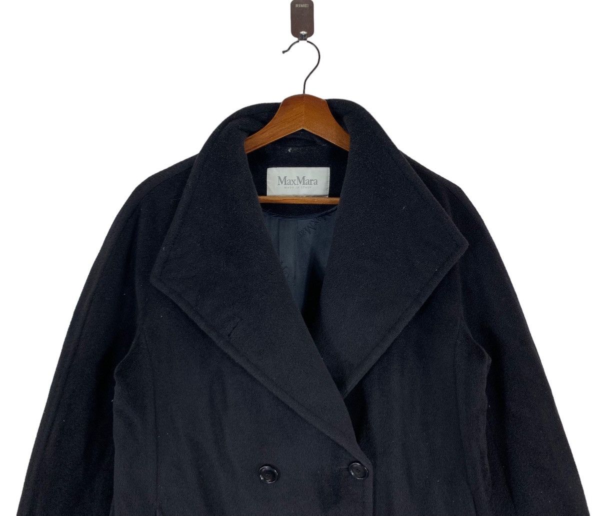 Max Mara × Weekend Max Mara VINTAGE DESIGNER MAX MARA LONG COAT WOOL Size XS / US 0-2 / IT 36-38 - 5 Thumbnail