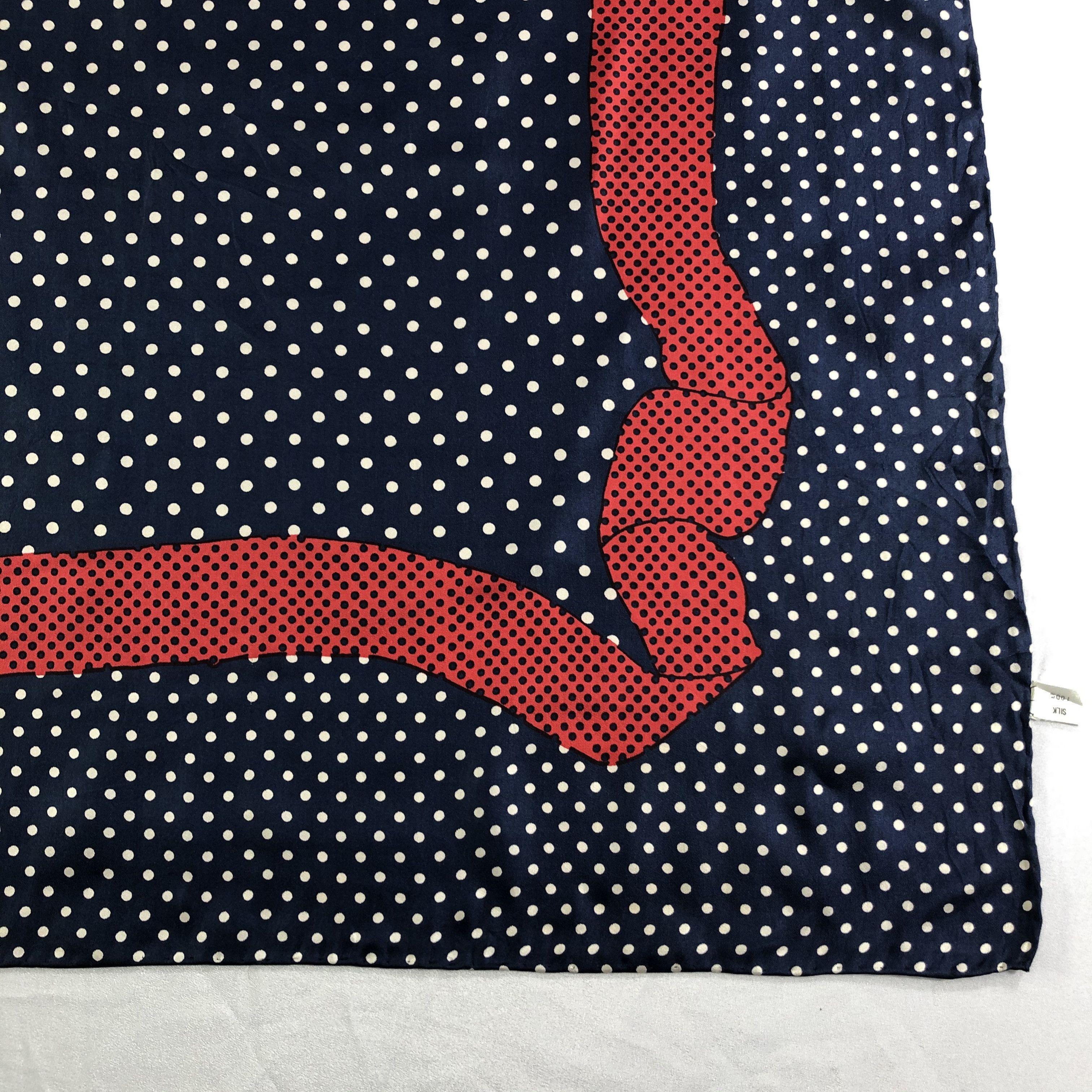 Vintage Vintage Silk Scarf Size ONE SIZE - 3 Thumbnail