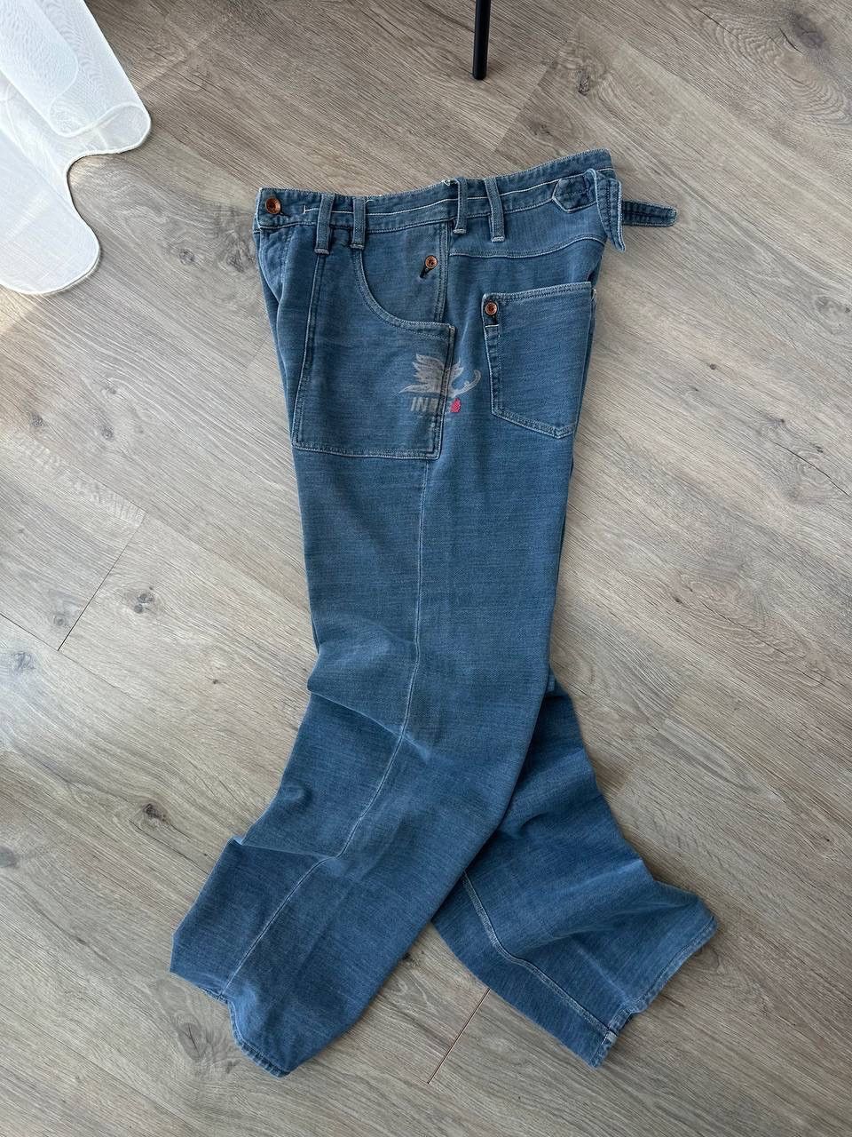 Japanese Brand × Vintage Vintage Japanese Red Ear Blue Faded Mens Pants Size US 32 / EU 48 - 15 Thumbnail