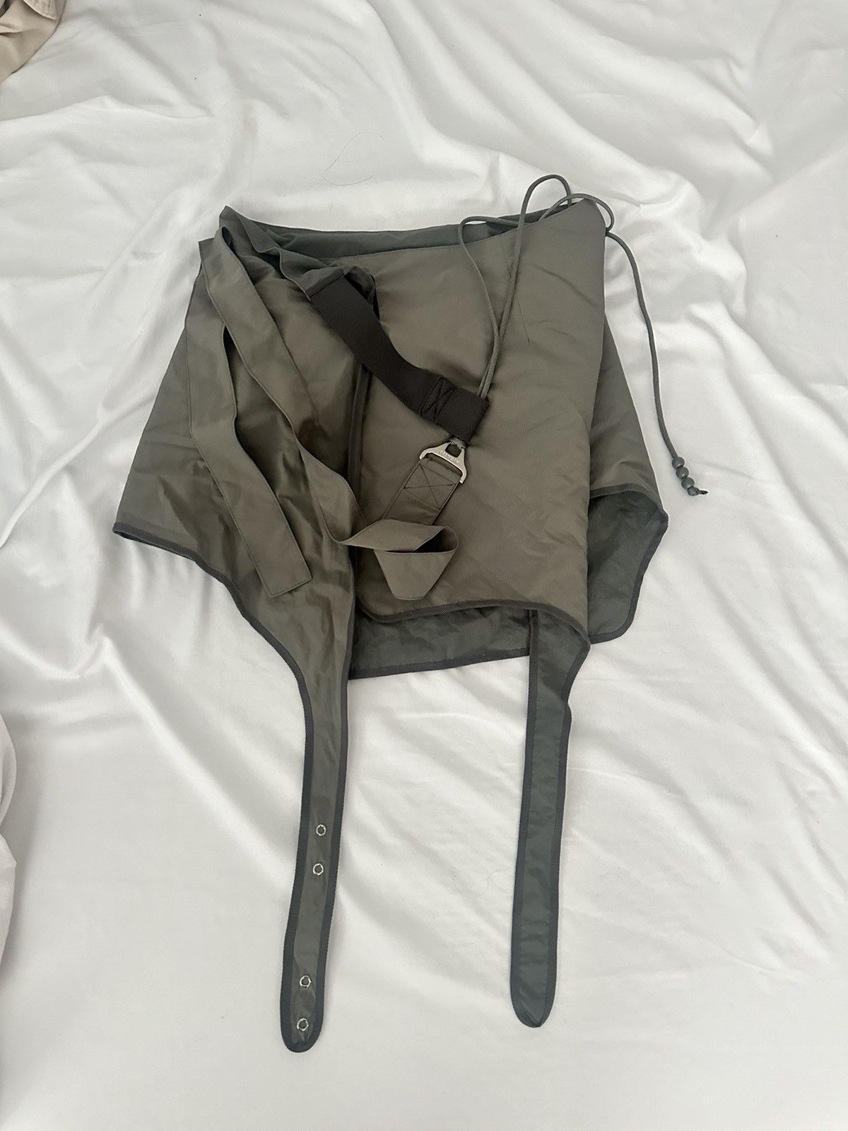 image of Hyein Seo Garter Skirt in Grey, Women's (Size 24)