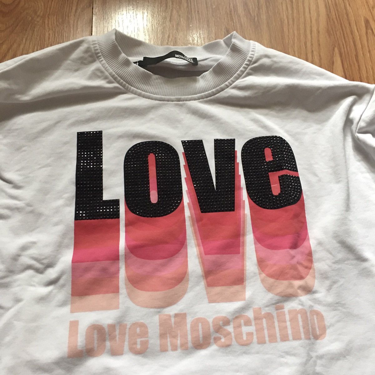 Love Moschino LOVE MOSCHINO Sweatshirt IT42 US6 UK10 Embellished Logo Size M / US 6-8 / IT 42-44 - 3 Thumbnail