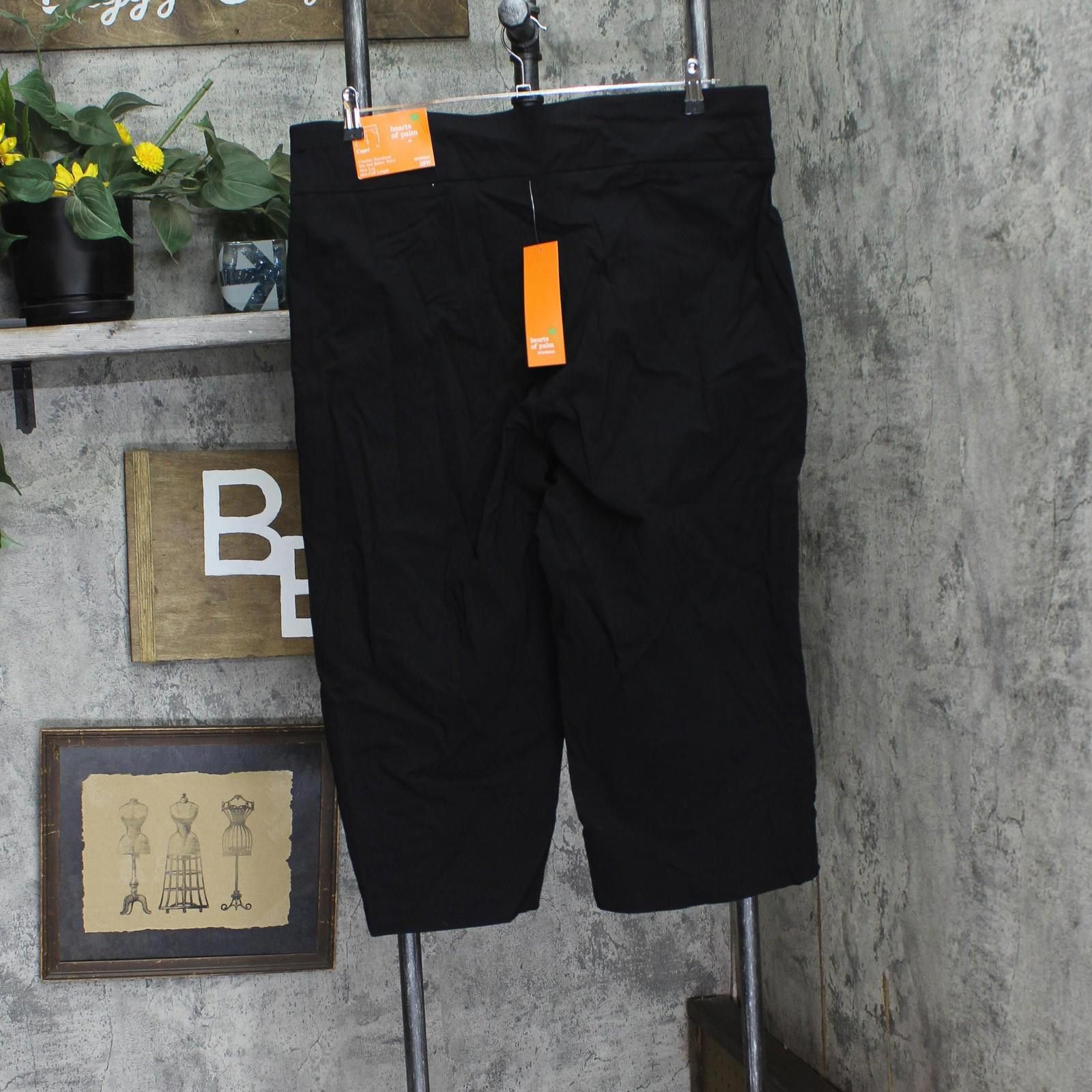 Other Nwt Hearts Of Palm On Stretch Capri Pants 9420799 Black 20w Size 42" / US 20 - 2 Thumbnail